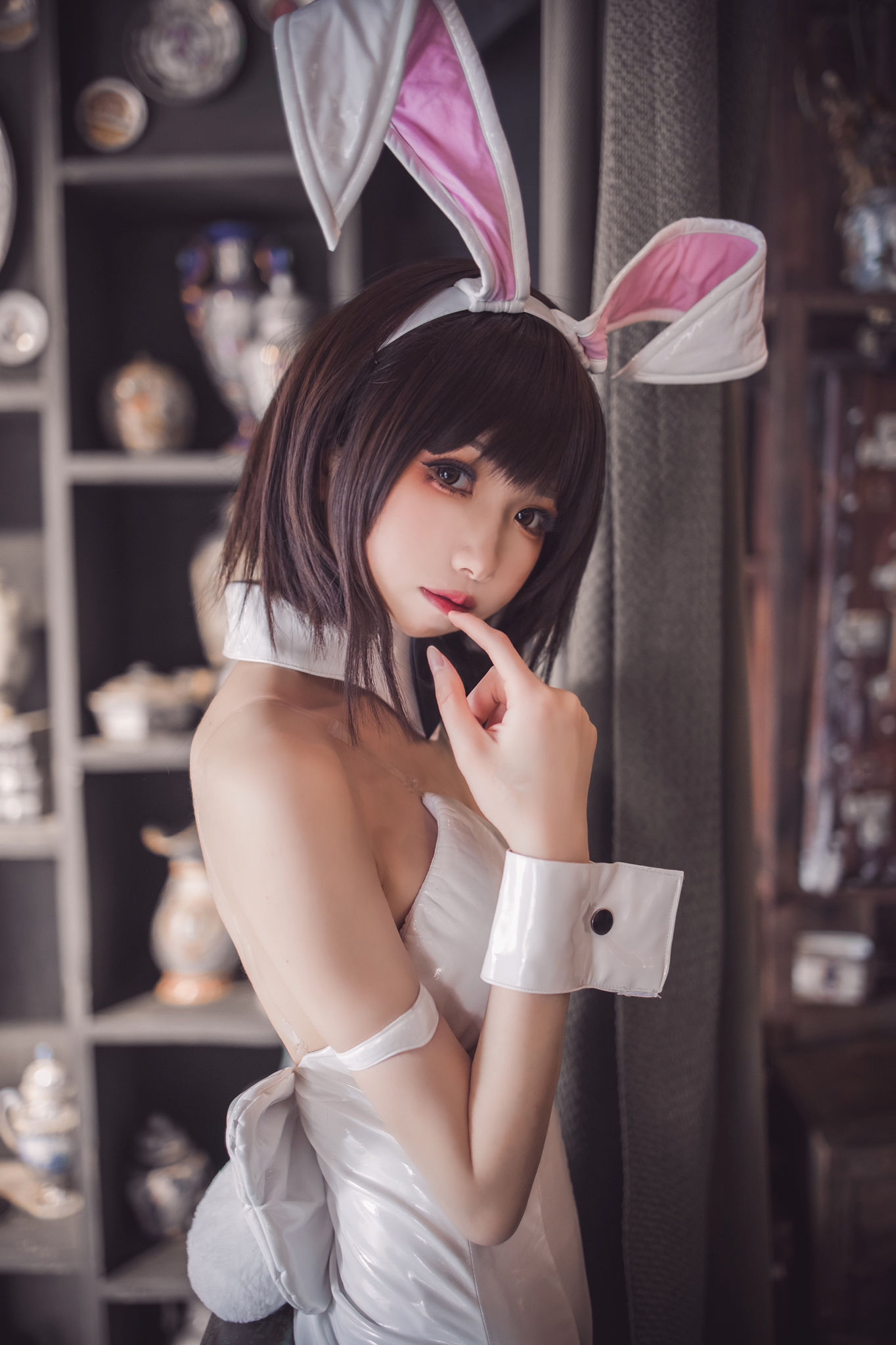 [网红COSER写真] Coser衣衣 - 加藤惠兔女郎第19张