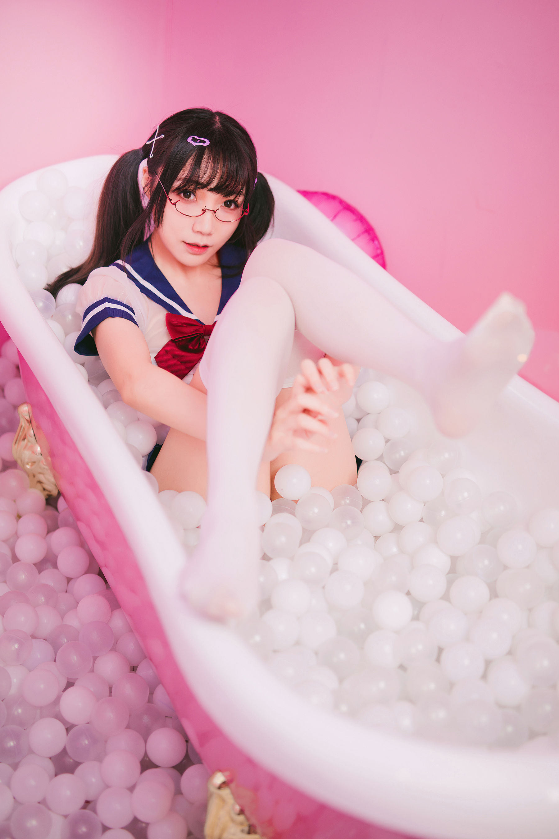 [网红COSER写真] 萝莉福利真央Mao - JK第5张