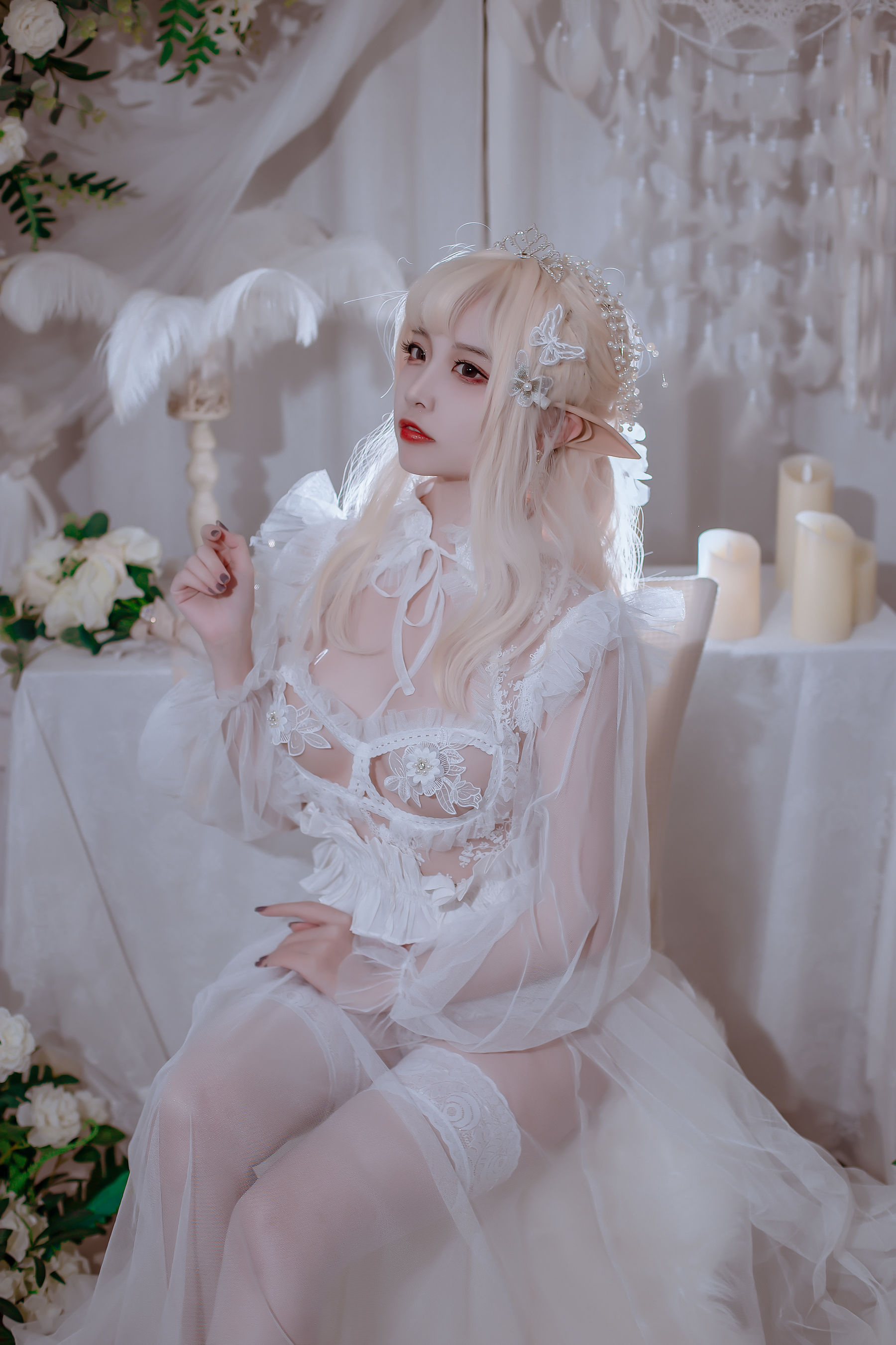 [网红COSER写真] 人气Coser二佐Nisa - 精灵公主第7张