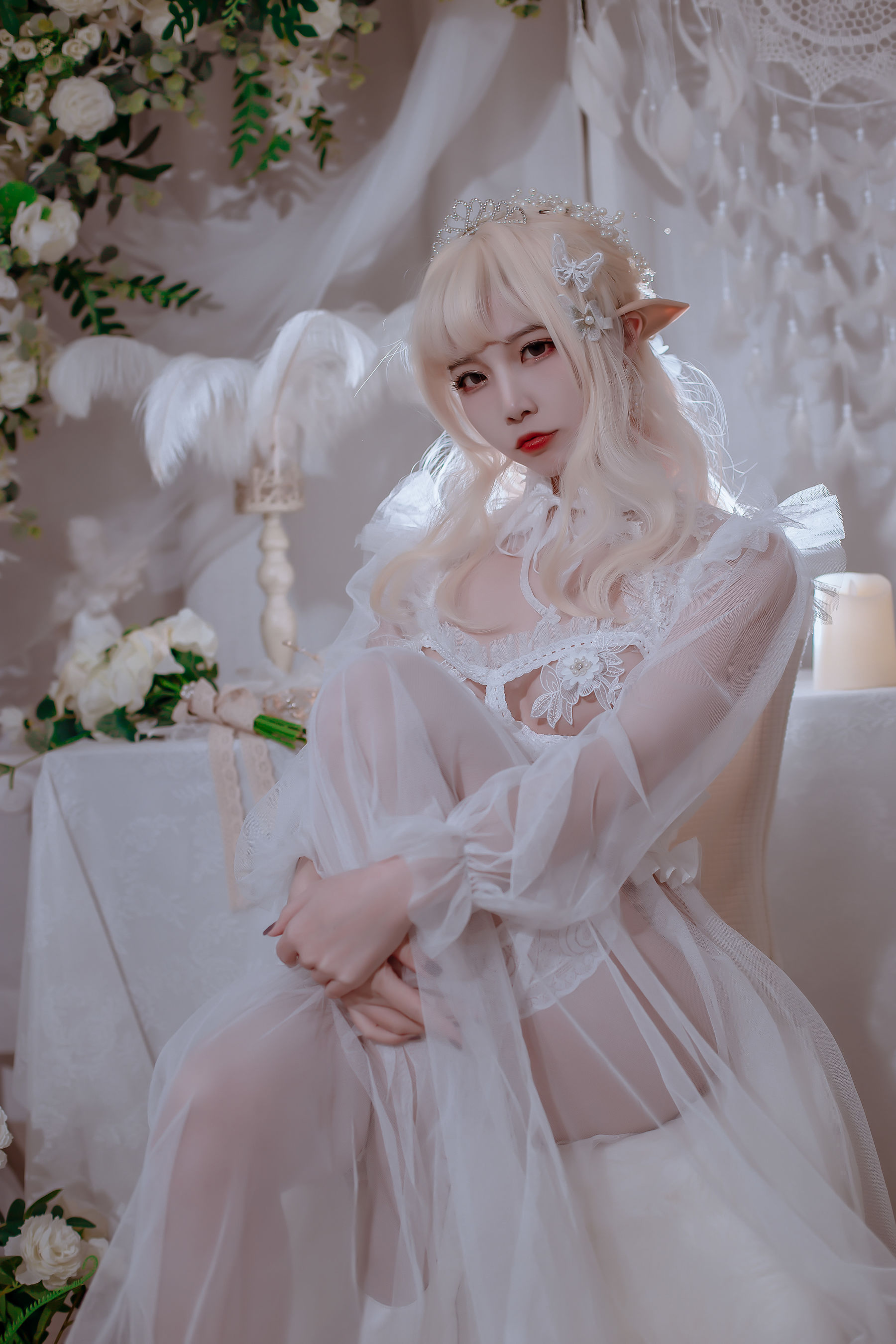 [网红COSER写真] 人气Coser二佐Nisa - 精灵公主第7张