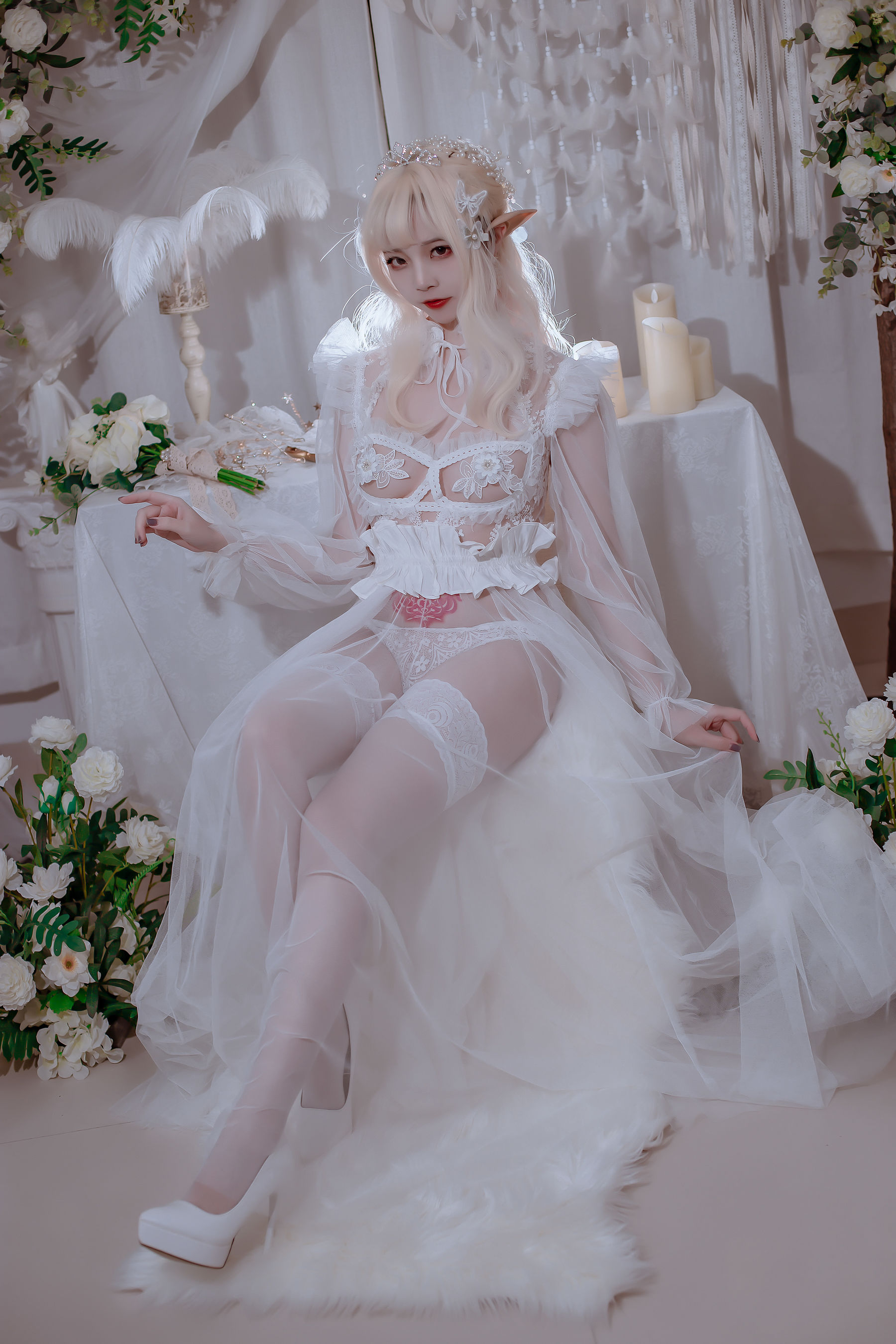 [网红COSER写真] 人气Coser二佐Nisa - 精灵公主第6张