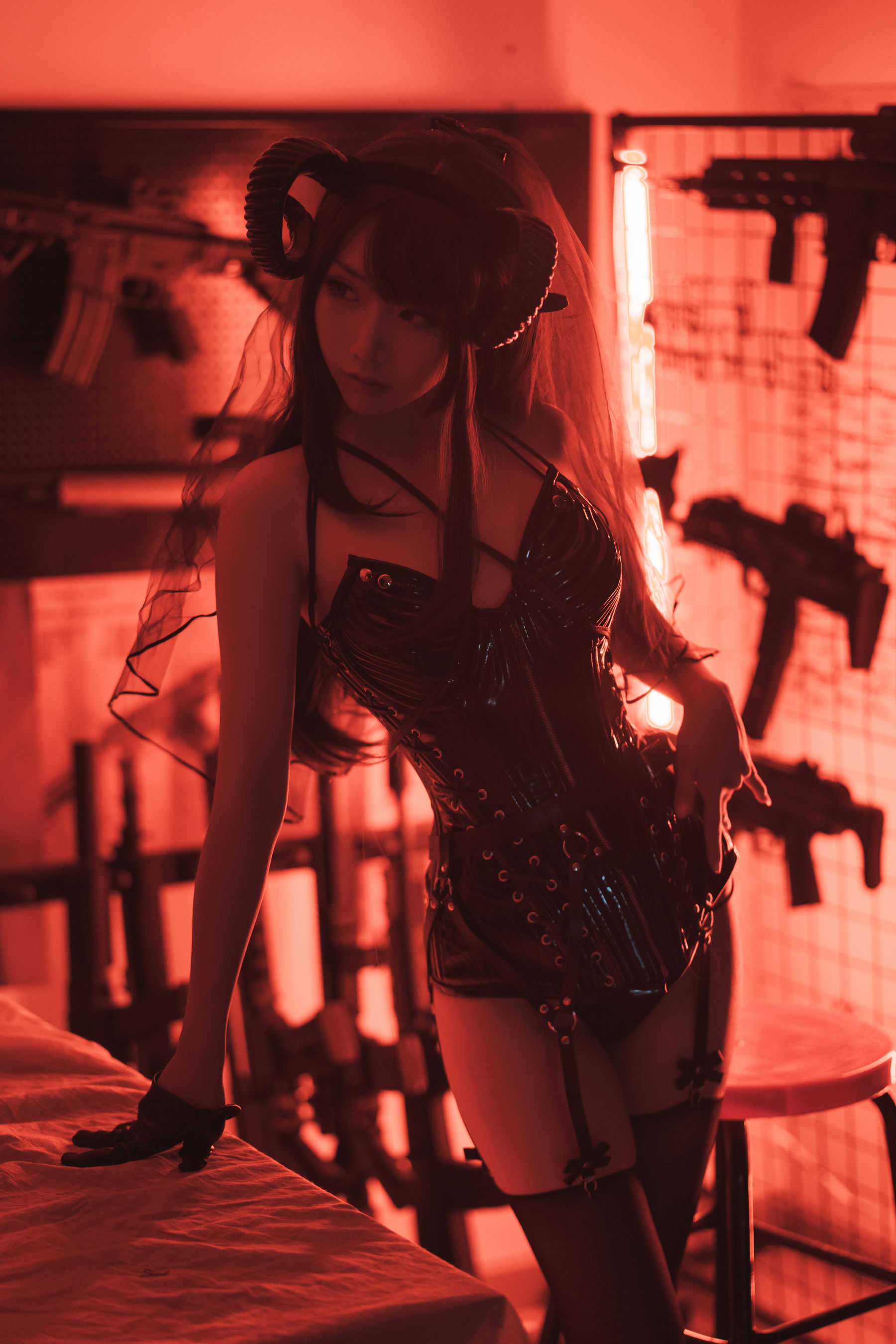 [COS福利] 可爱人气Coser面饼仙儿 - 束腰魅魔第6张