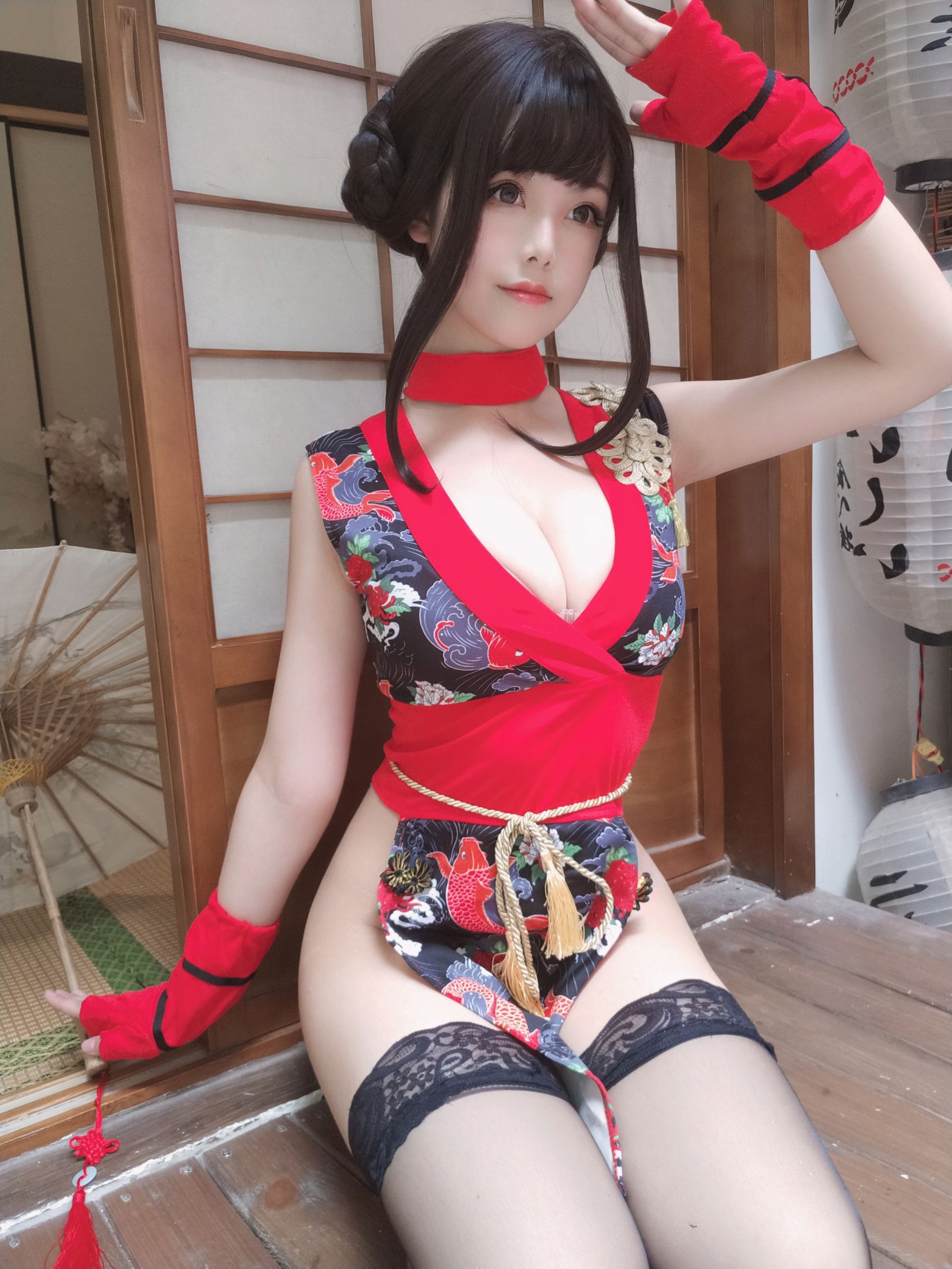 [COS福利] 萌系小姐姐蜜汁猫裘 - 红武士第12张