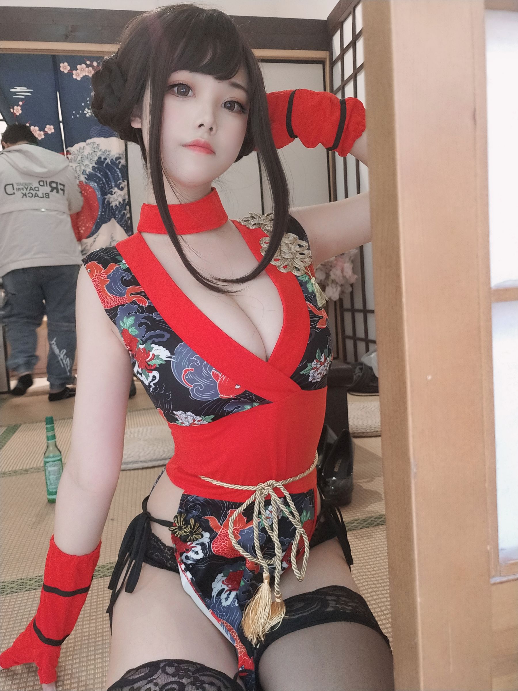 [COS福利] 萌系小姐姐蜜汁猫裘 - 红武士第9张