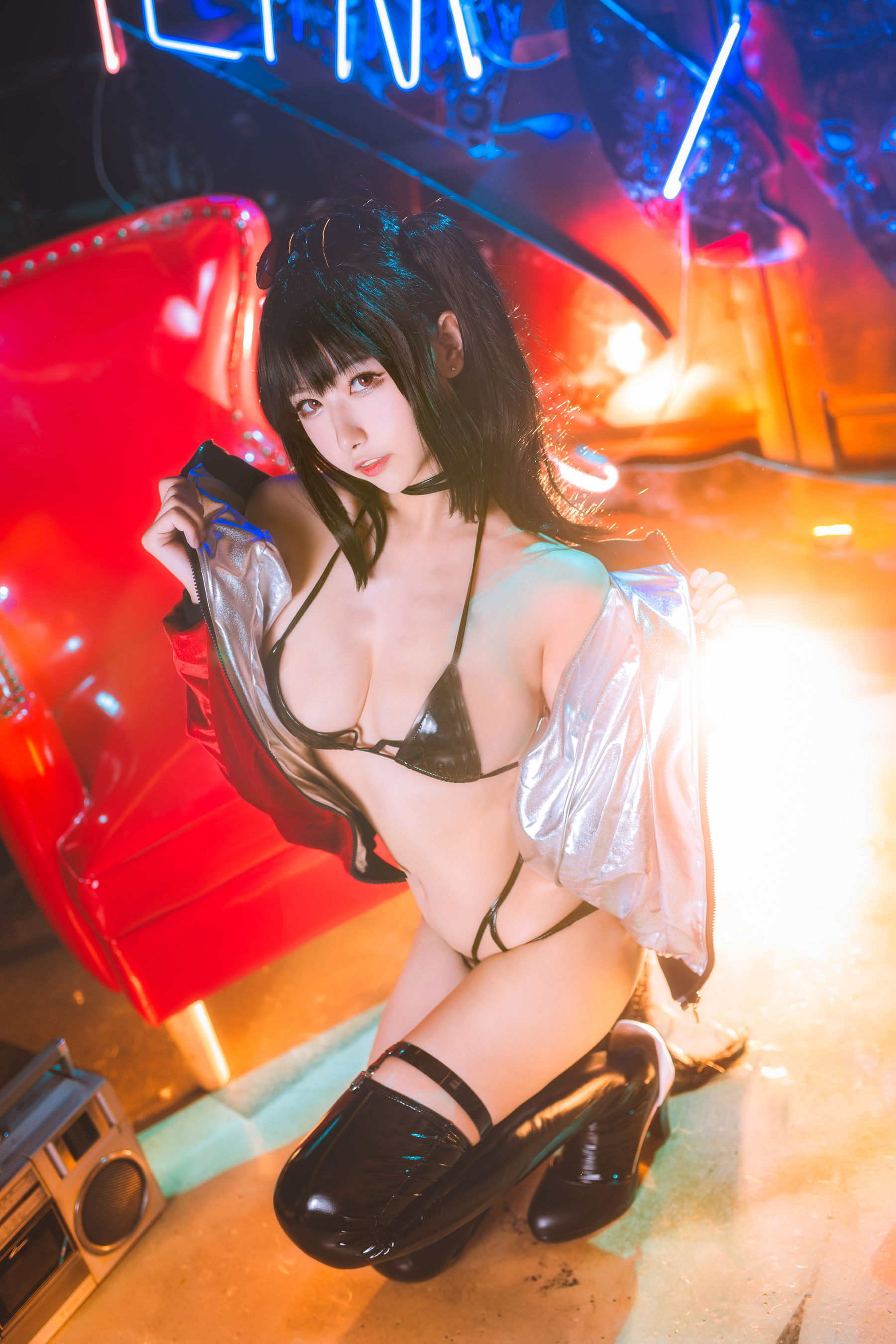 [COS福利] 微博妹子Momoko葵葵 - 大凤之赛车第6张