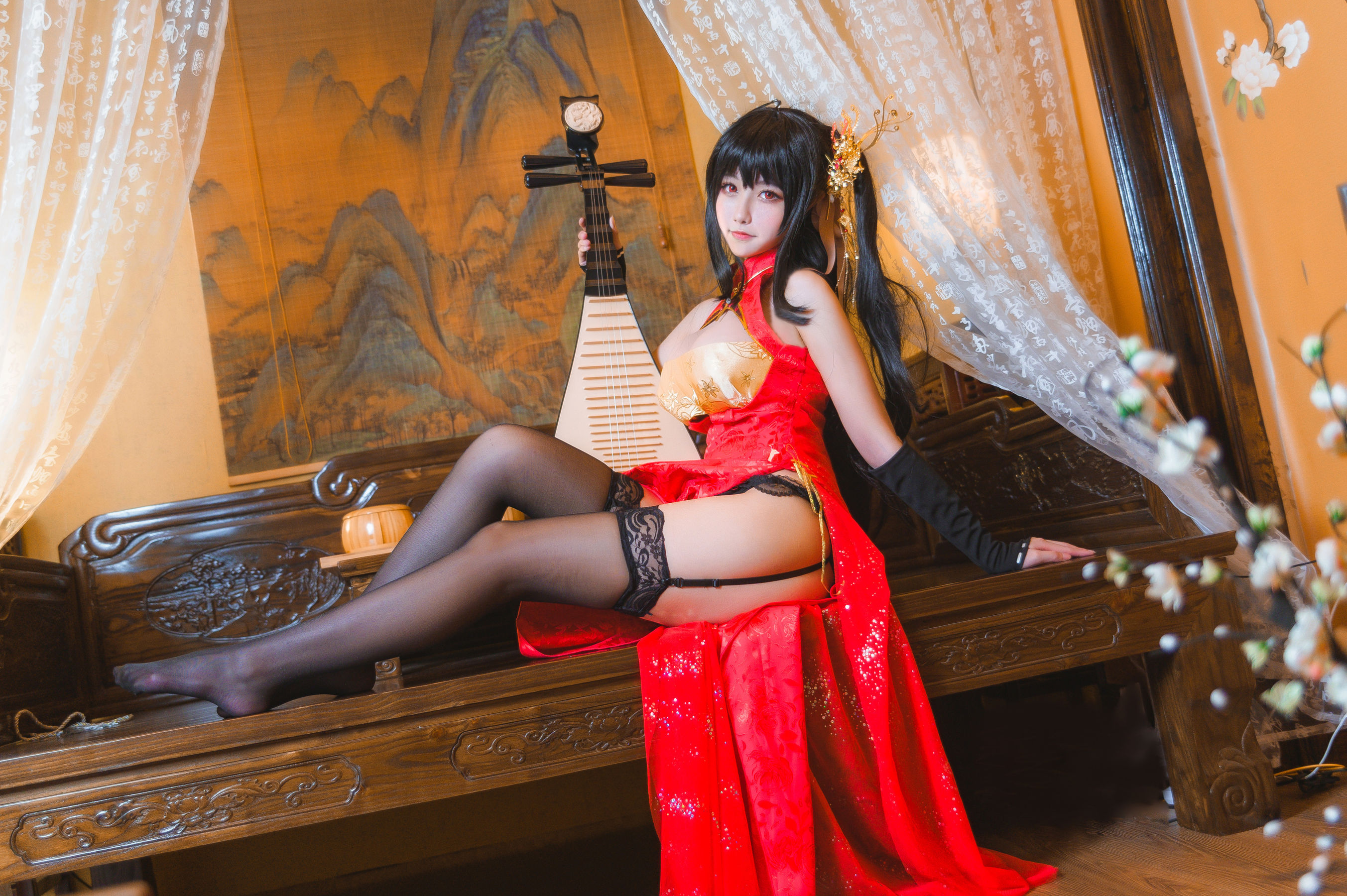 [COS福利] 微博妹子Momoko葵葵 - 大凤之旗袍第6张