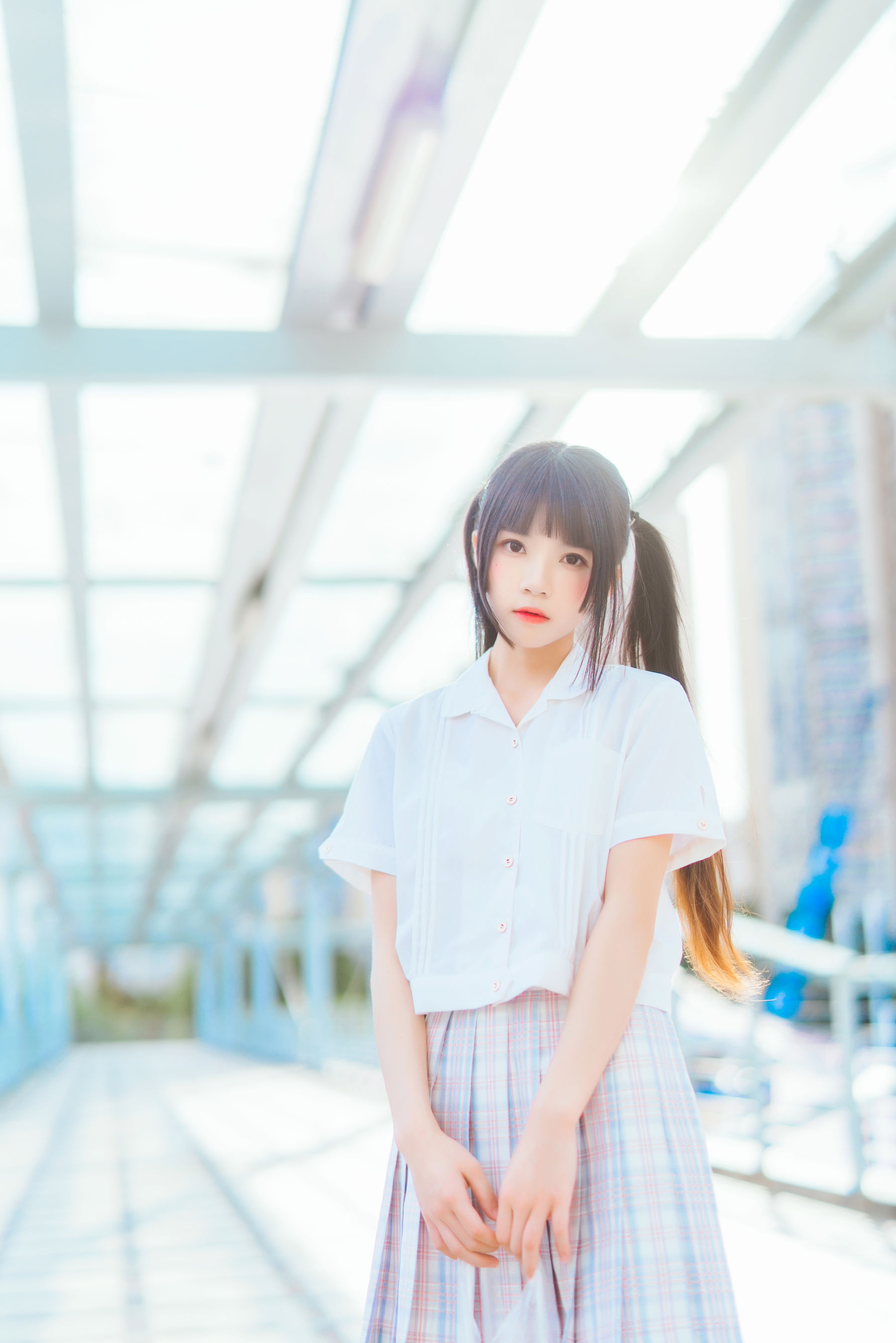 [COS福利] 桜桃喵 - 少女之浅色系第2张