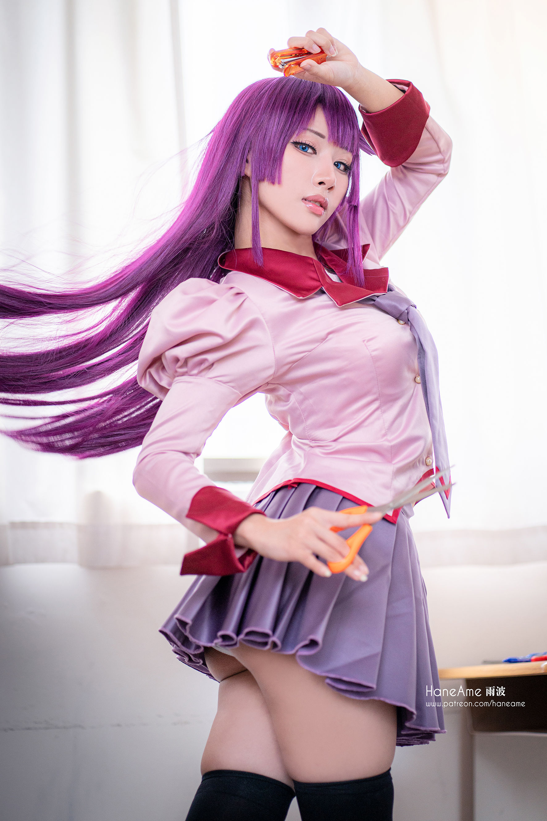 [COS福利] Hane Ame 雨波写真 - 化物语 战场原第5张