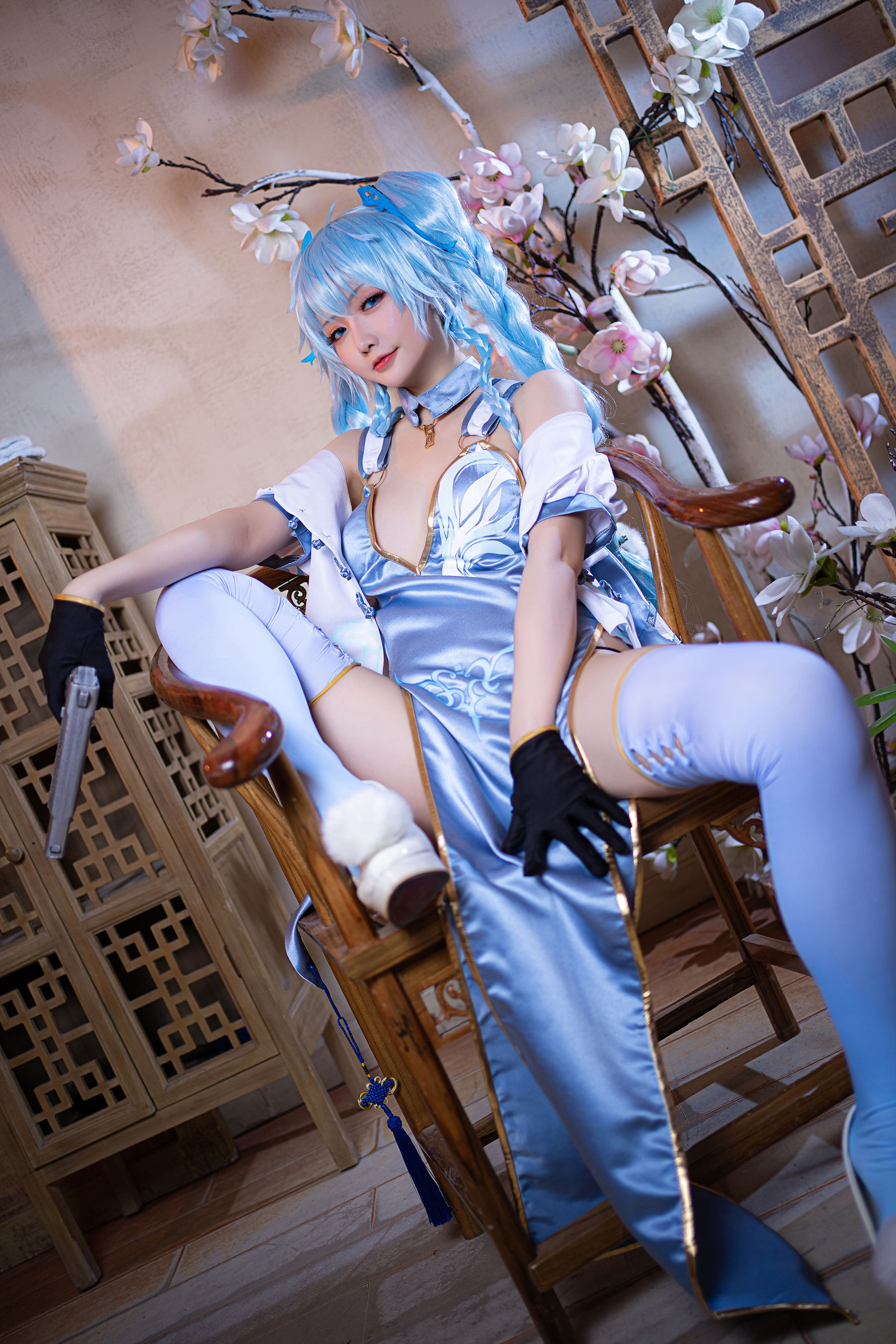 [COS福利] Coser小姐姐星之迟迟 - 秘密花园 PA15翠雀媚第1张