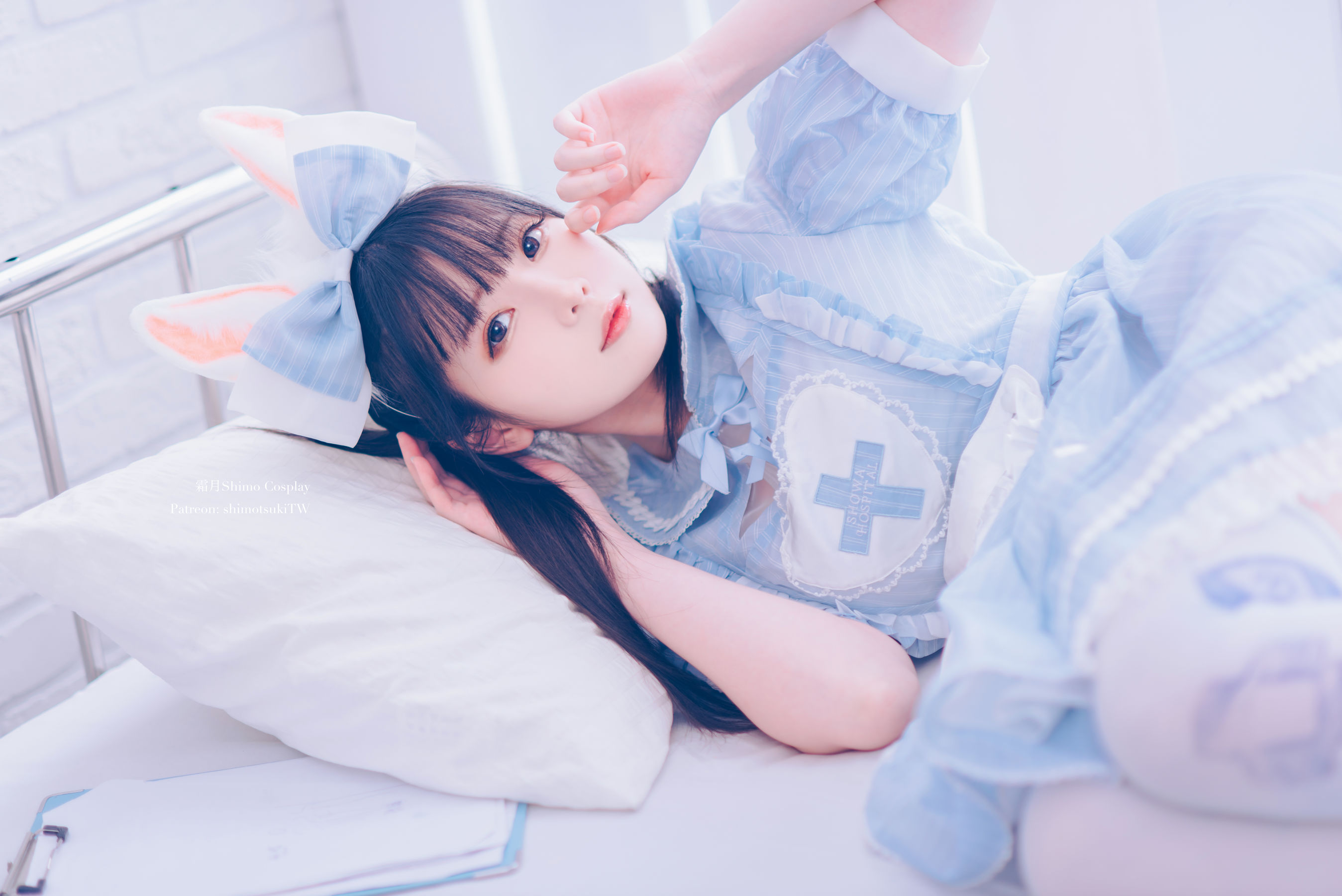 [COS福利] 微博妹纸霜月shimo - 女仆裙第6张