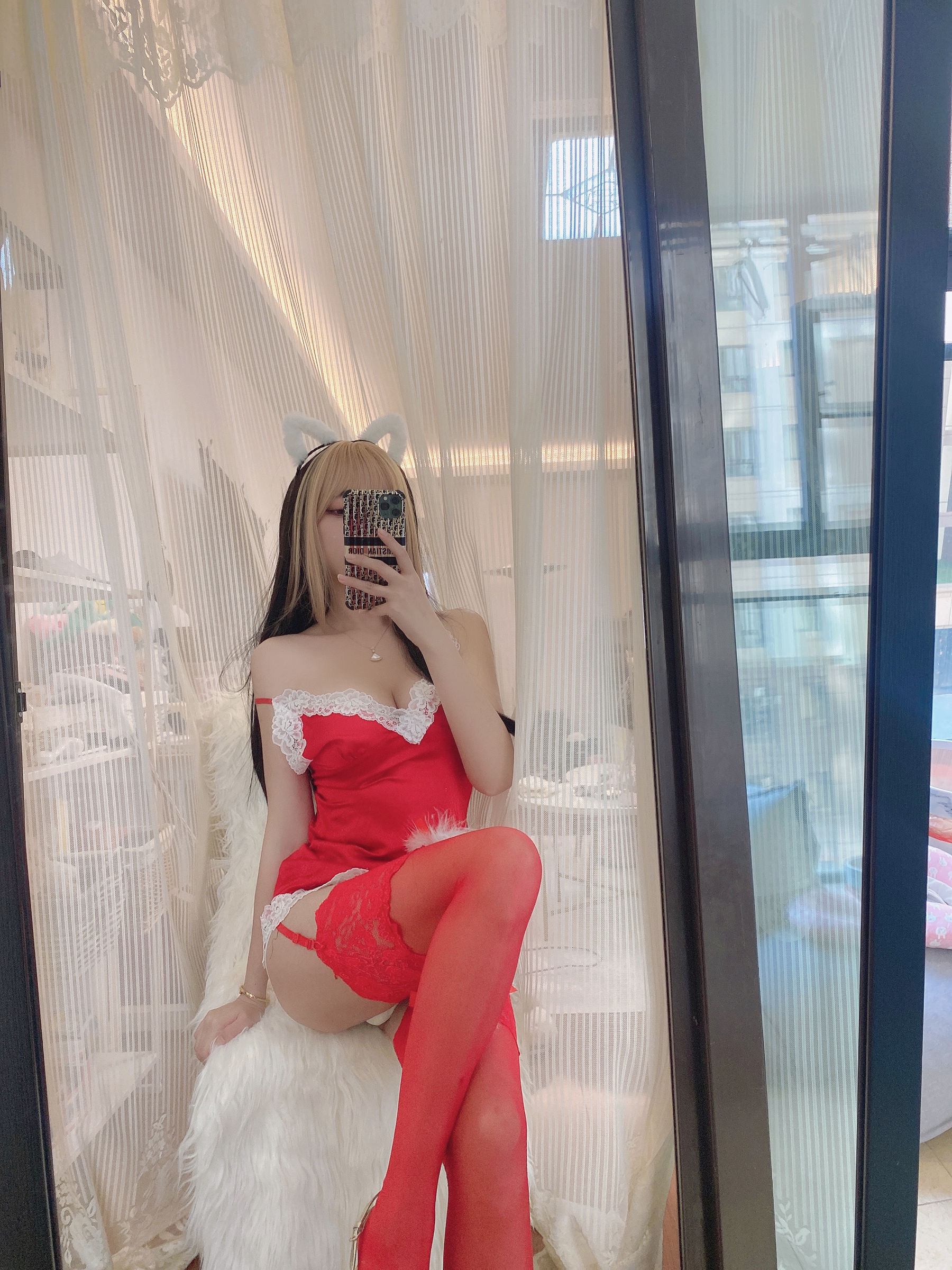 [COS福利] 斗鱼米线线sama写真 - 新年大礼包第9张