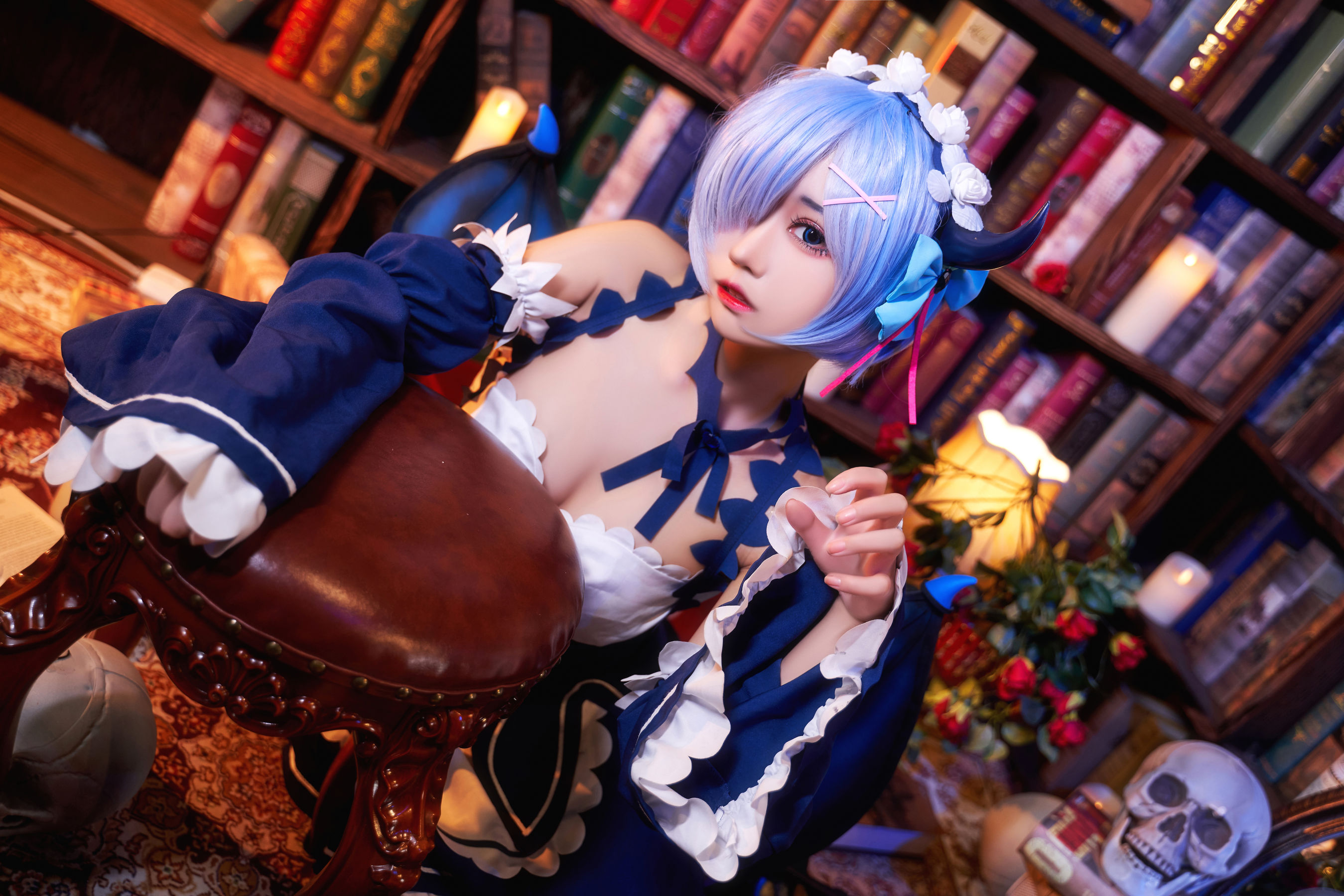 [COS福利] 猫君君MaoJun - 雷姆小恶魔第7张