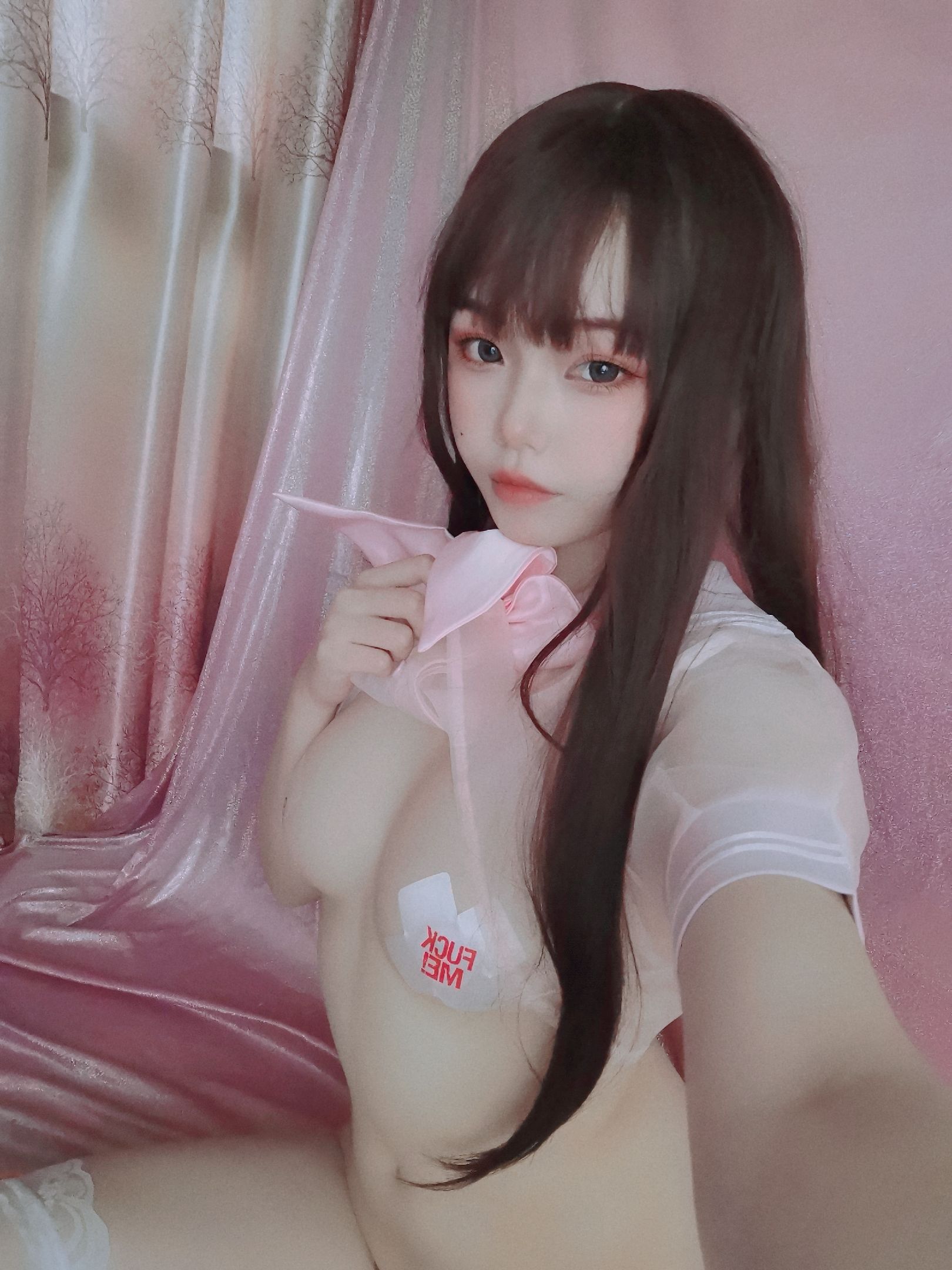 [COS福利] 七月喵子 - 粉嫩水手服第11张