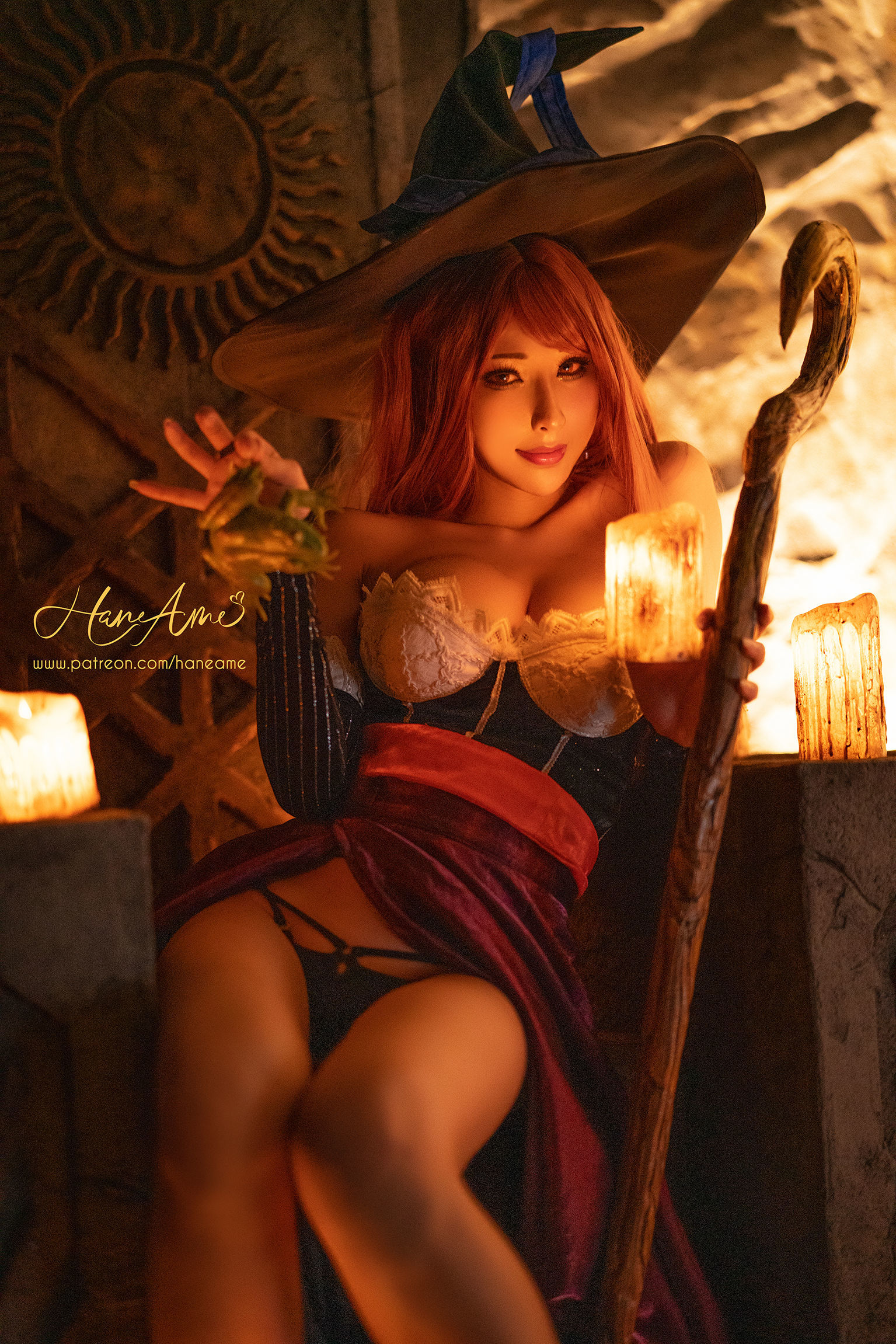 [网红COSER] Hane Ame 雨波 - 魔龙宝冠_术士第7张