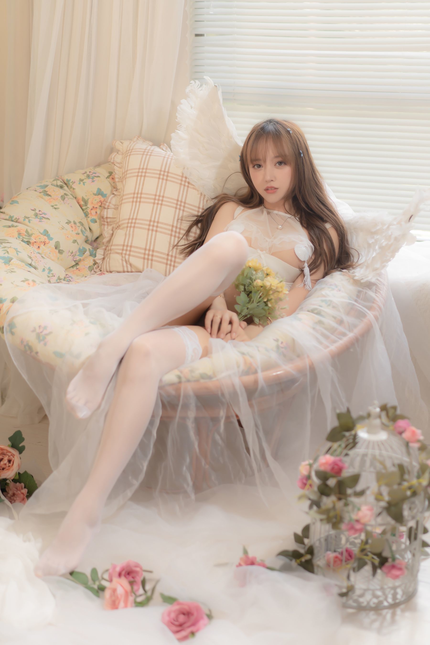 [网红COSER] 斗鱼米线线sama - 坠落天使第21张
