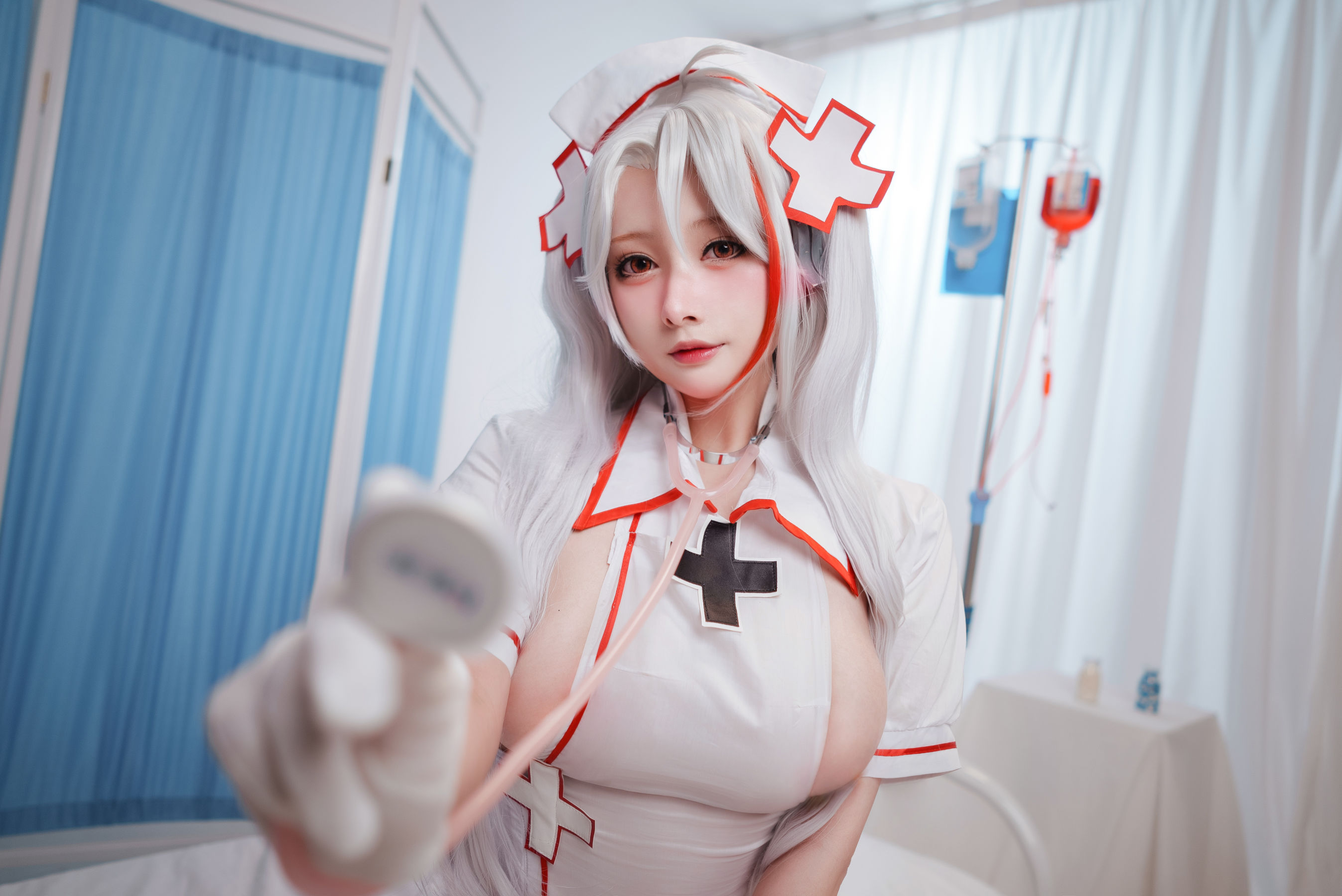 [福利COS] 高颜值coser念念_D - 欧根护士第6张