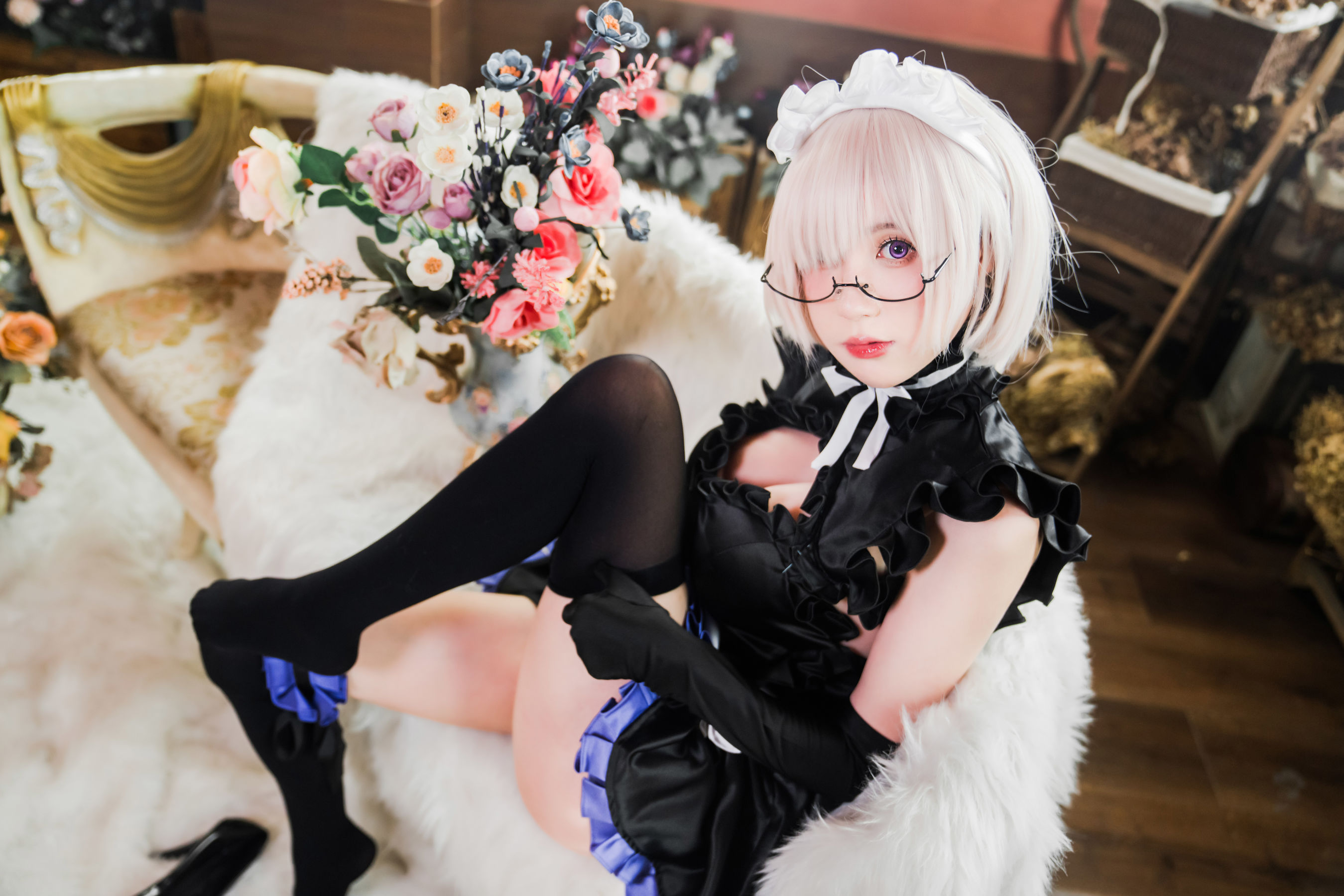 [福利COS] 西园寺南歌写真 - 玛修女仆第13张