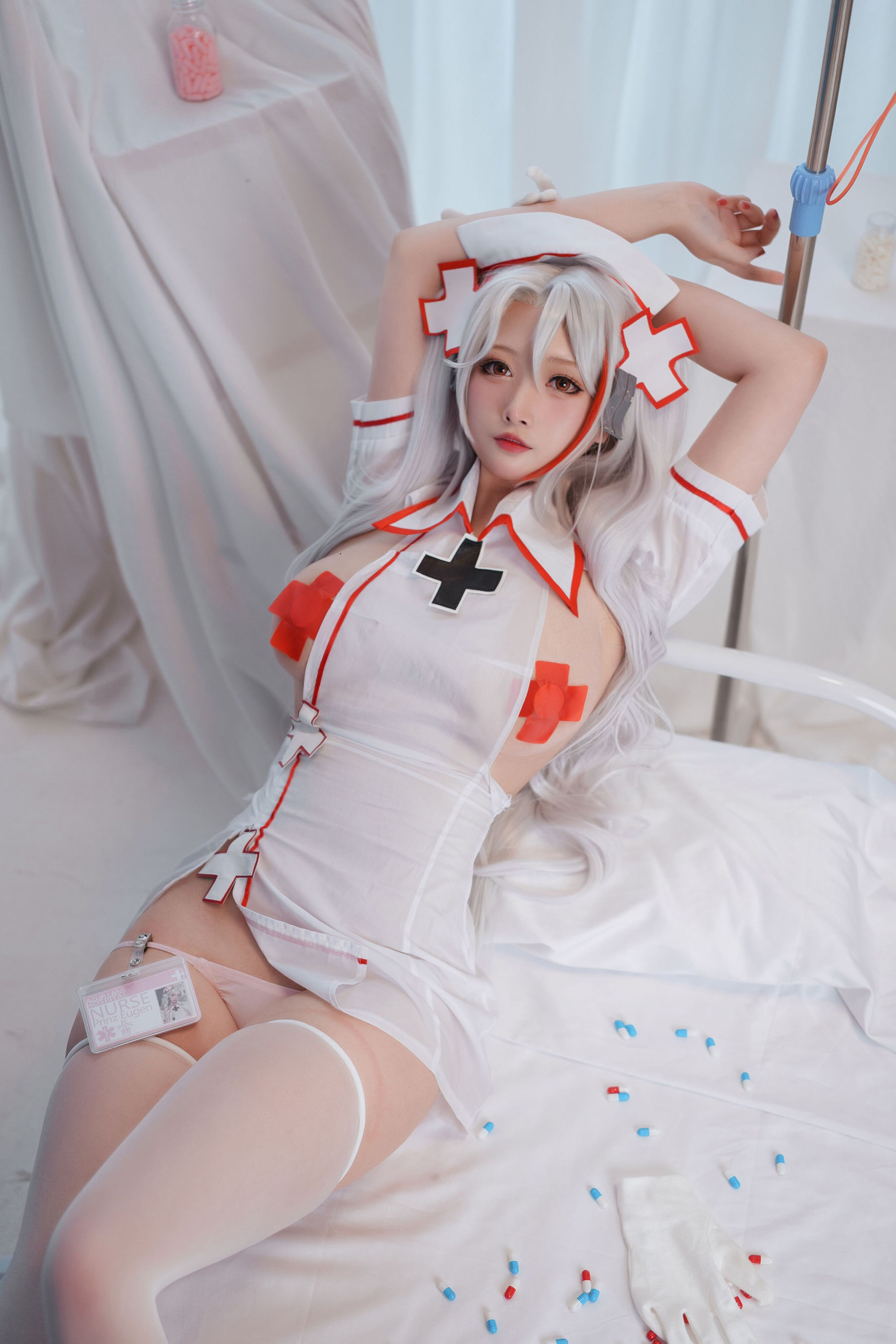 [福利COS] 高颜值coser念念_D - 欧根护士第8张