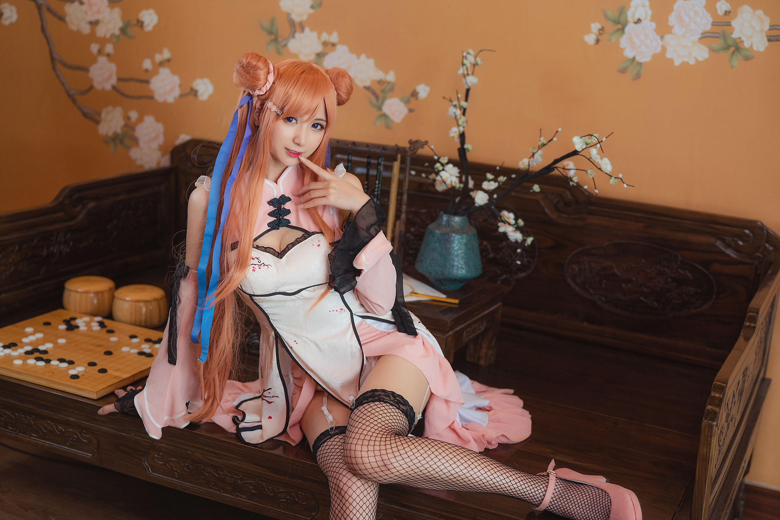 [福利COS] 贝儿酱Miki - 春梅COS第1张