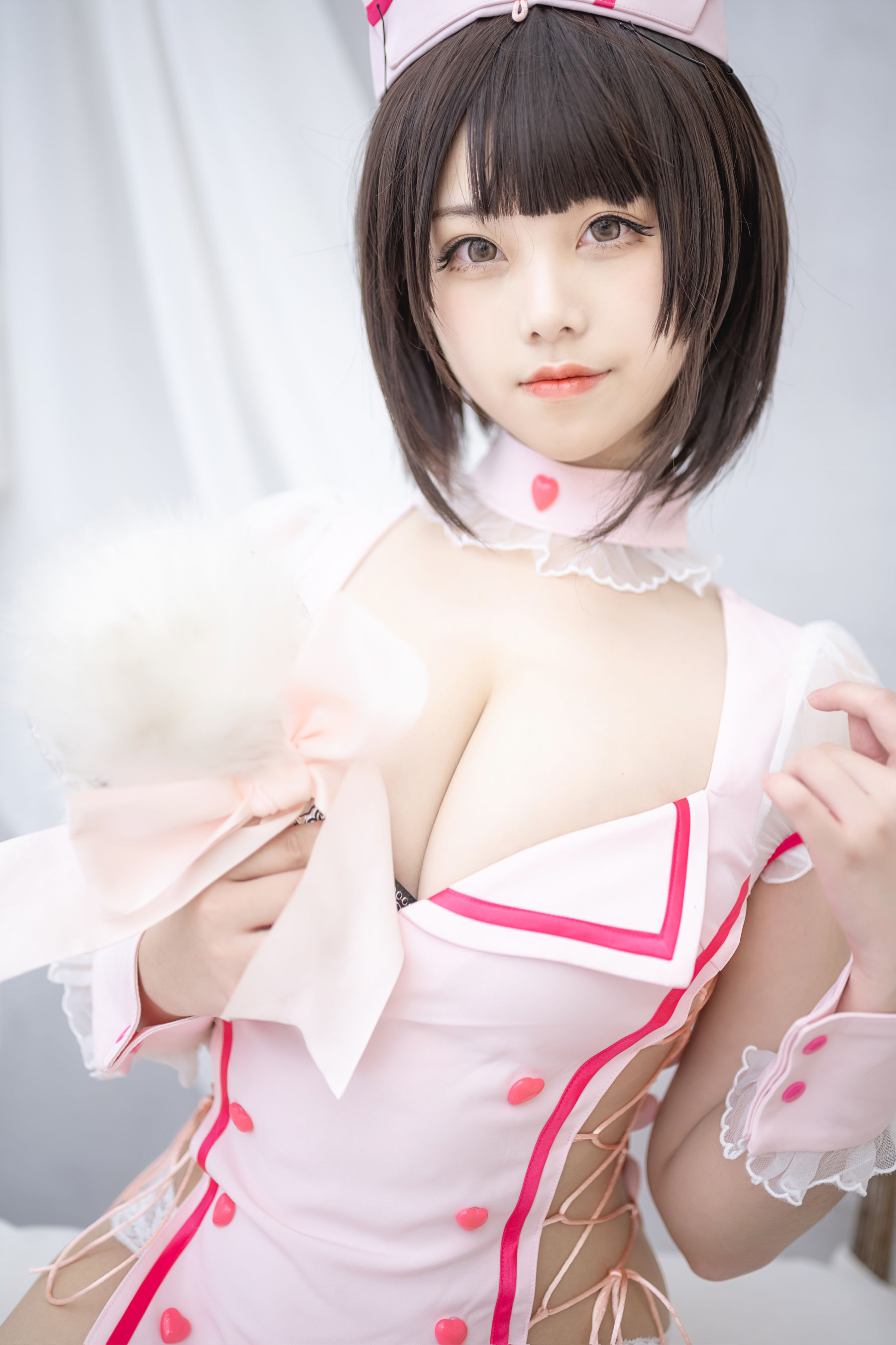 [福利COS] 萌系小姐姐蜜汁猫裘 - 小护士第4张