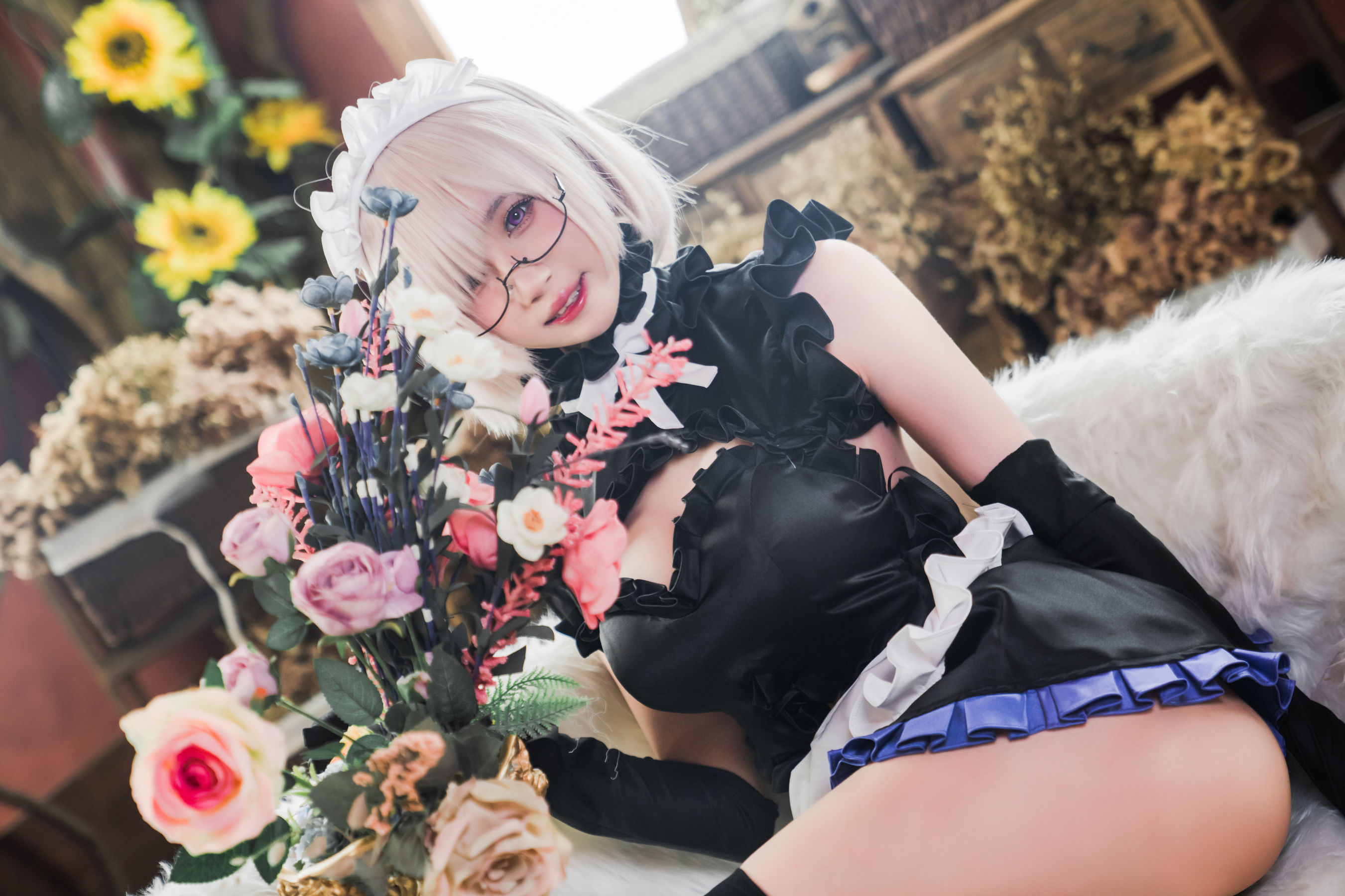 [福利COS] 西园寺南歌写真 - 玛修女仆第13张