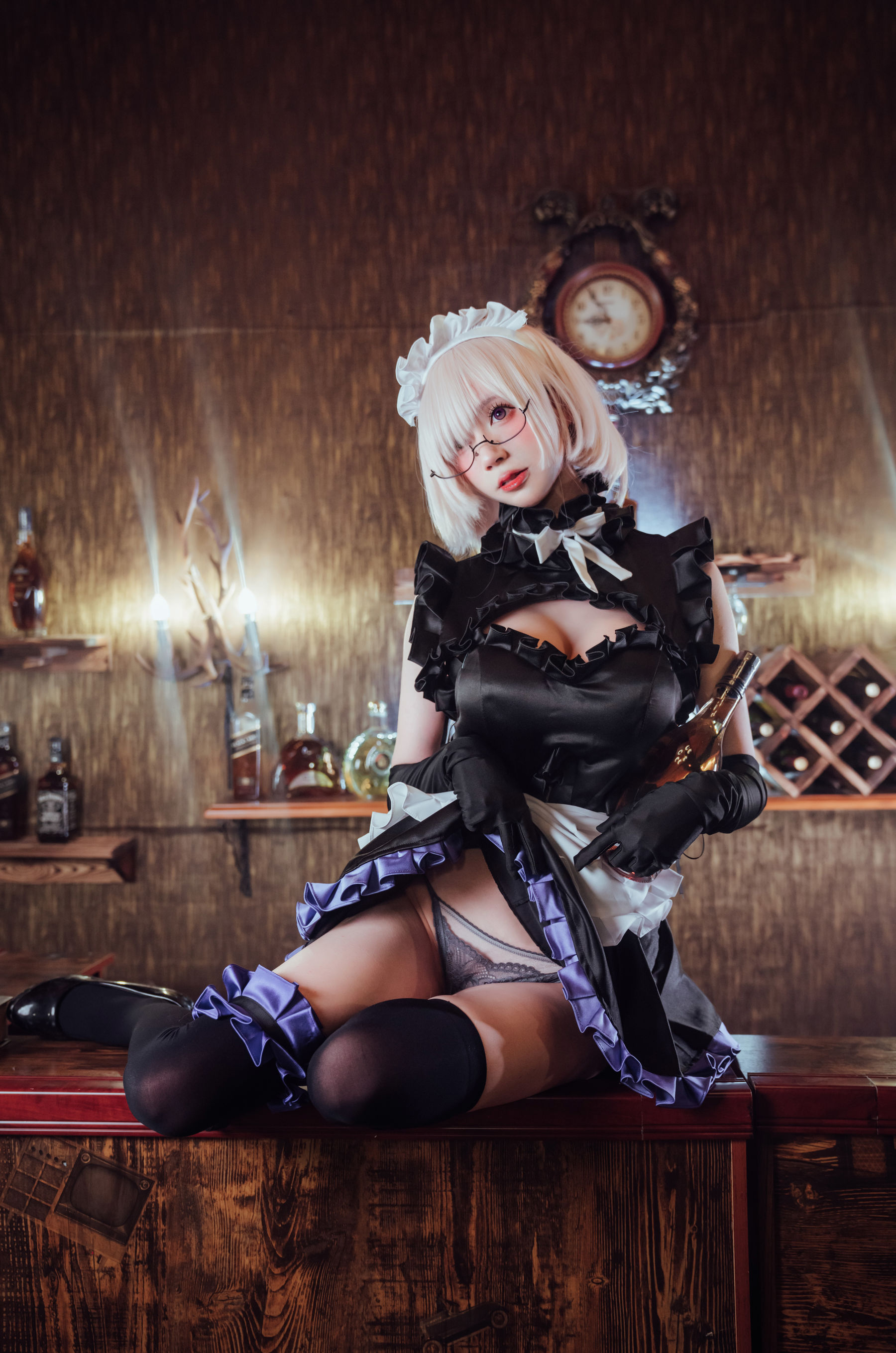 [福利COS] 西园寺南歌写真 - 玛修女仆第4张