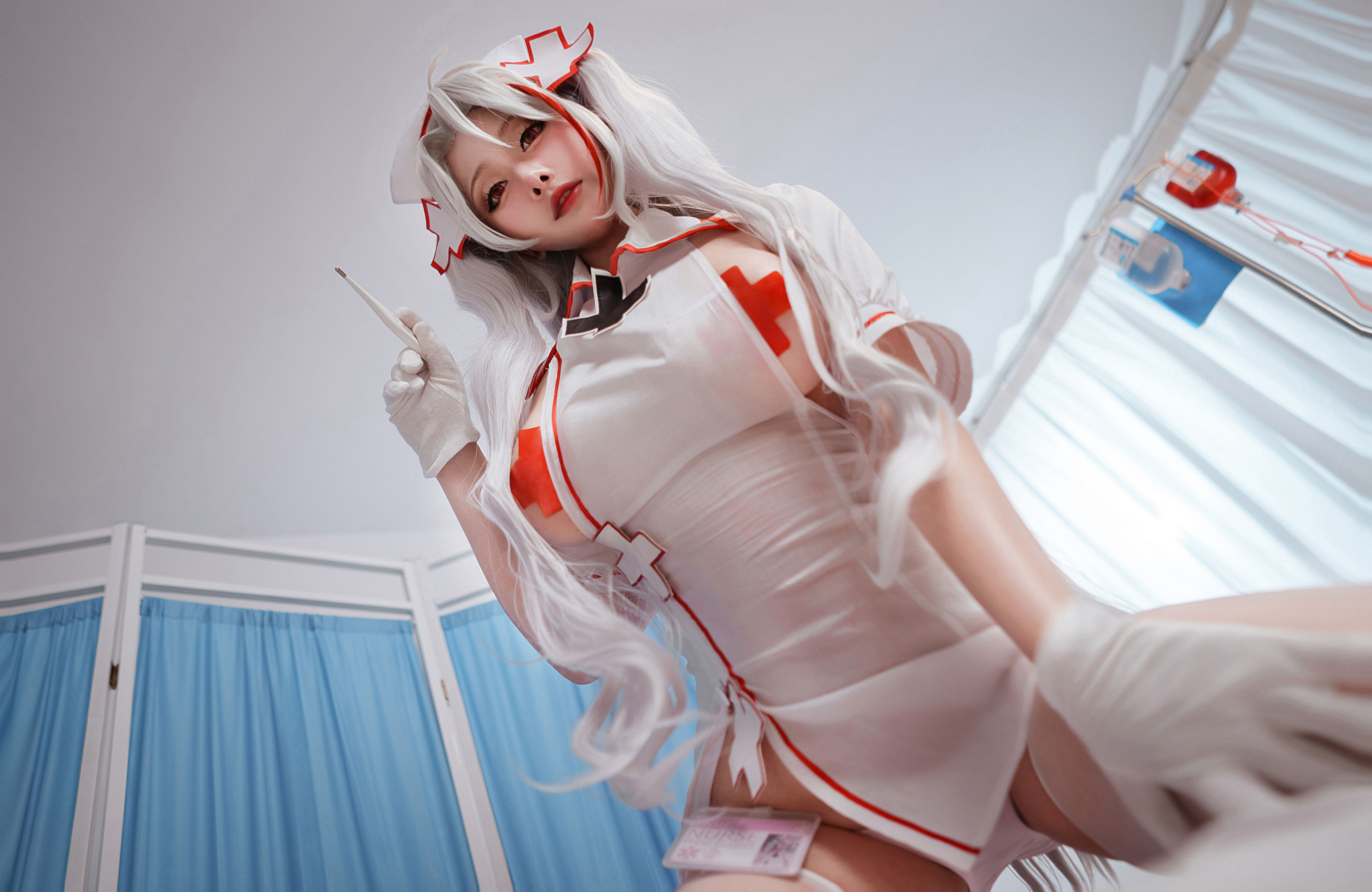 [福利COS] 高颜值coser念念_D - 欧根护士第7张