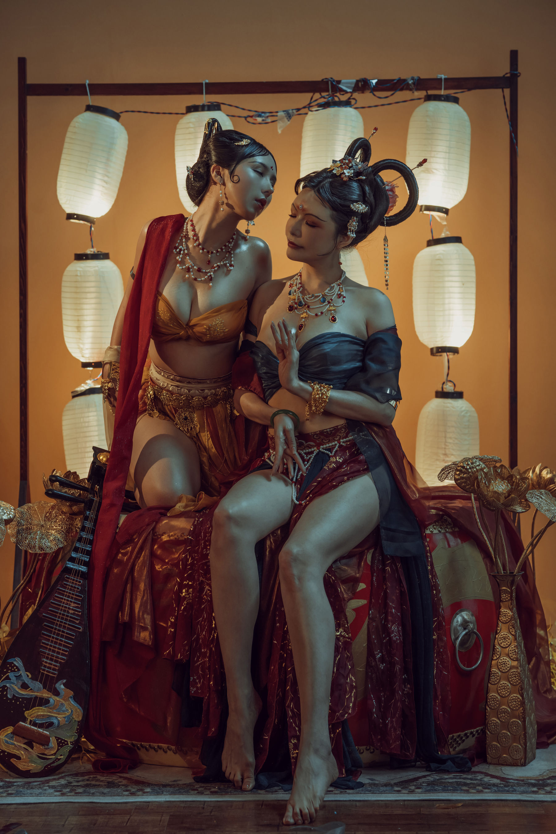 [福利COS] 秋和柯基(夏小秋秋秋) &amp; 奶桃  - 红尘梦第13张