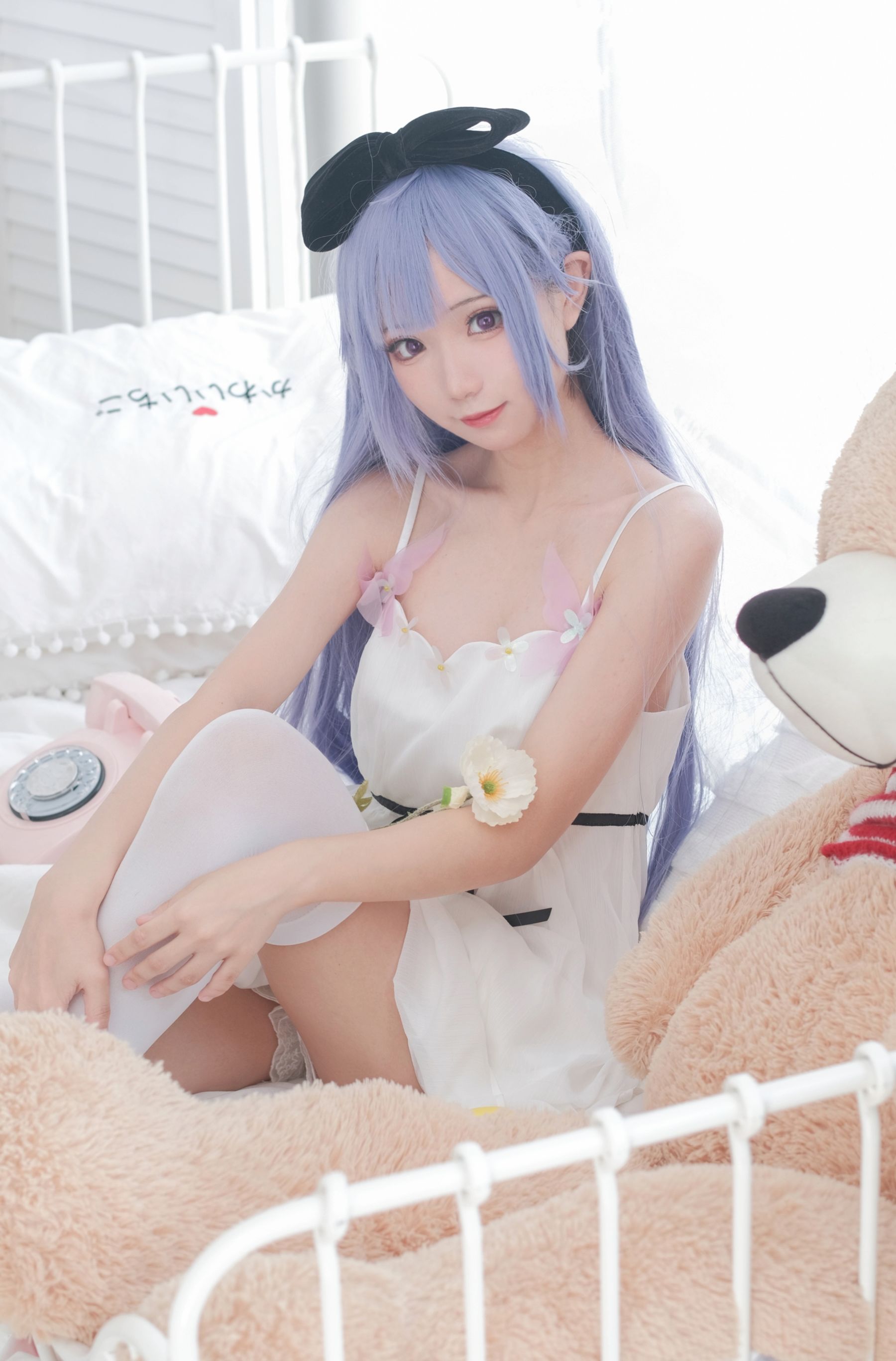 [福利COS] 花柒Hana - 独角兽清凉阅读时光第7张