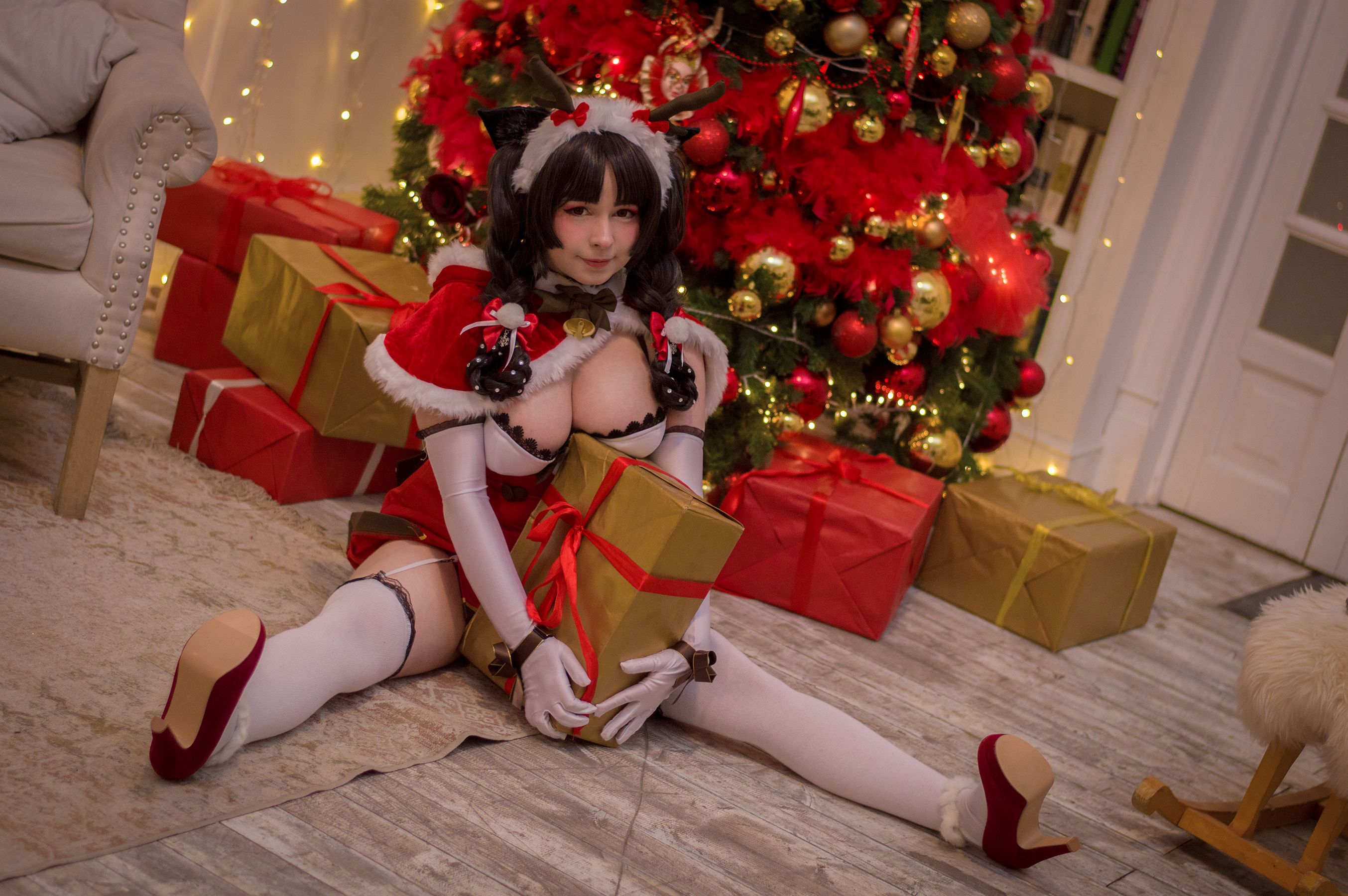 [福利COS] Yoshinobi - Ooshio Xmas (Azur Lane)第6张