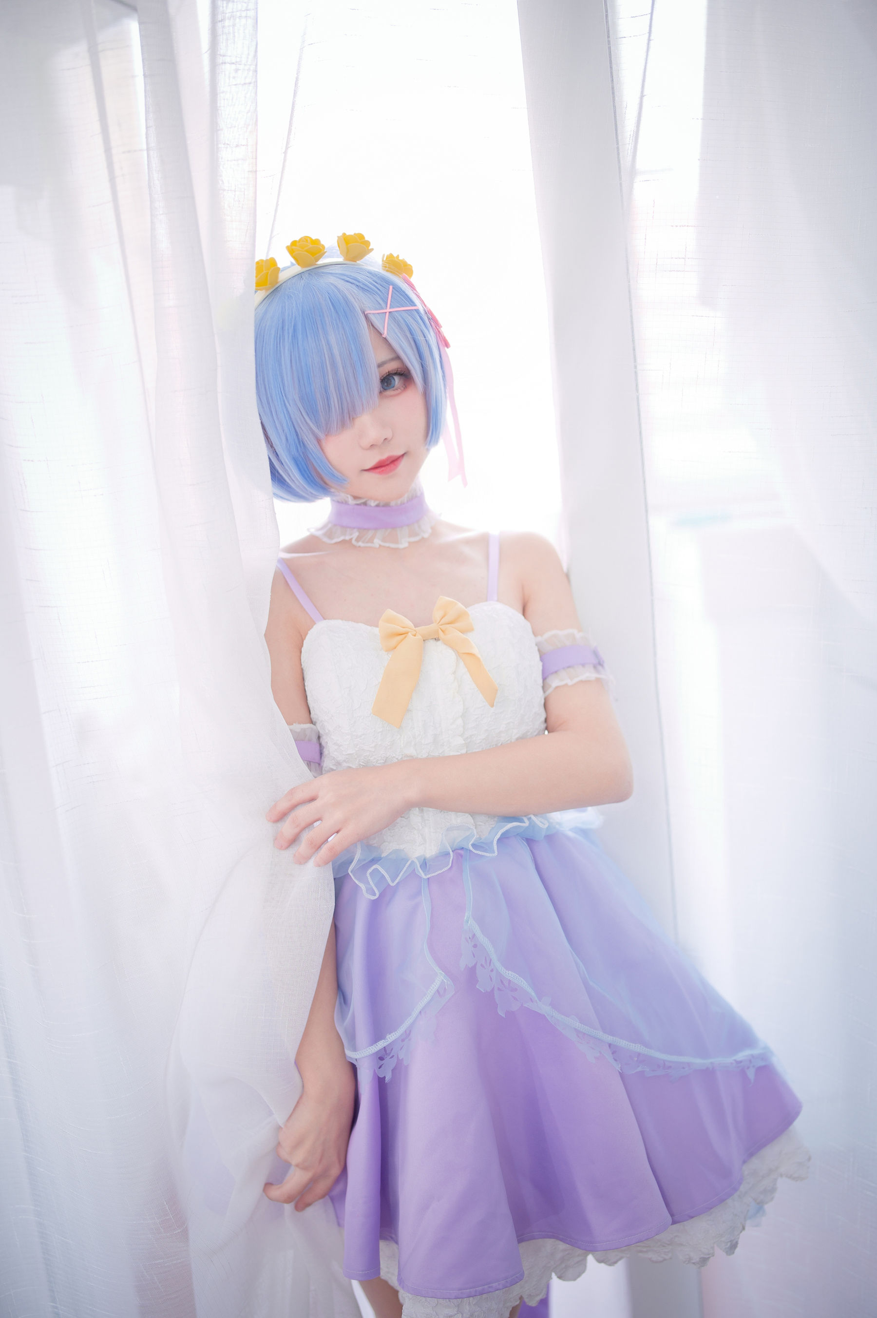 [福利COS] 花柒Hana - 天使蕾姆第6张