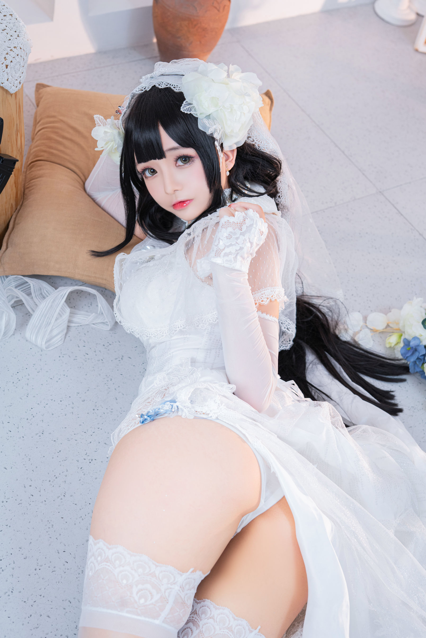 [福利COS] Cosplay日奈娇 - 95式婚纱第8张