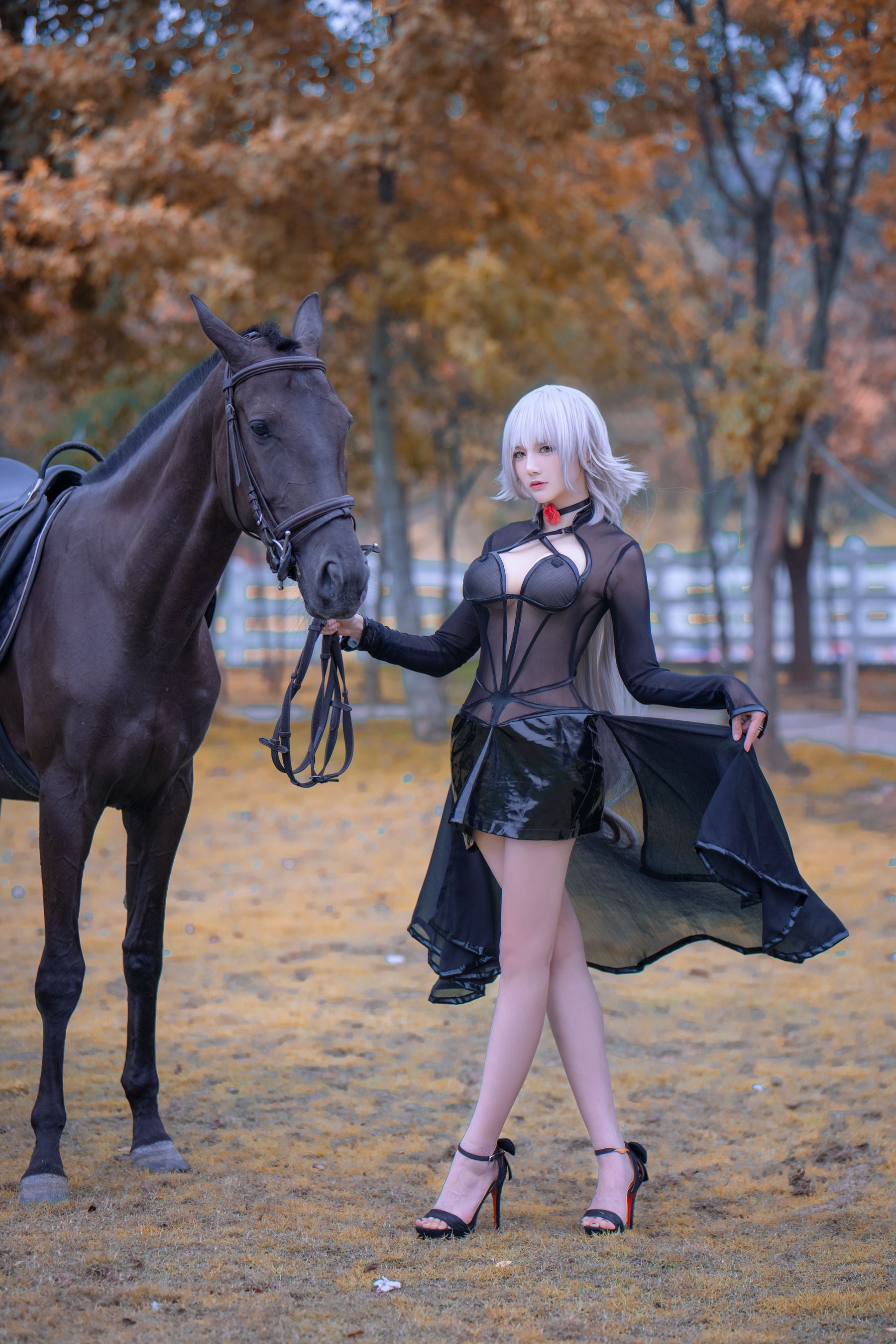 [福利COS] COS妹子仙九Airi - 黑贞马会第1张