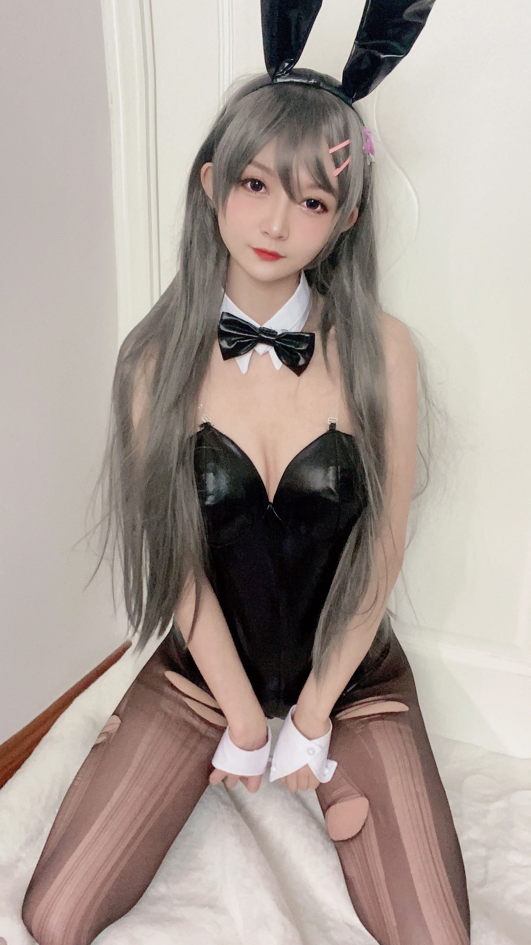 [福利COS] 51酱 - 麻衣兔女郎第13张