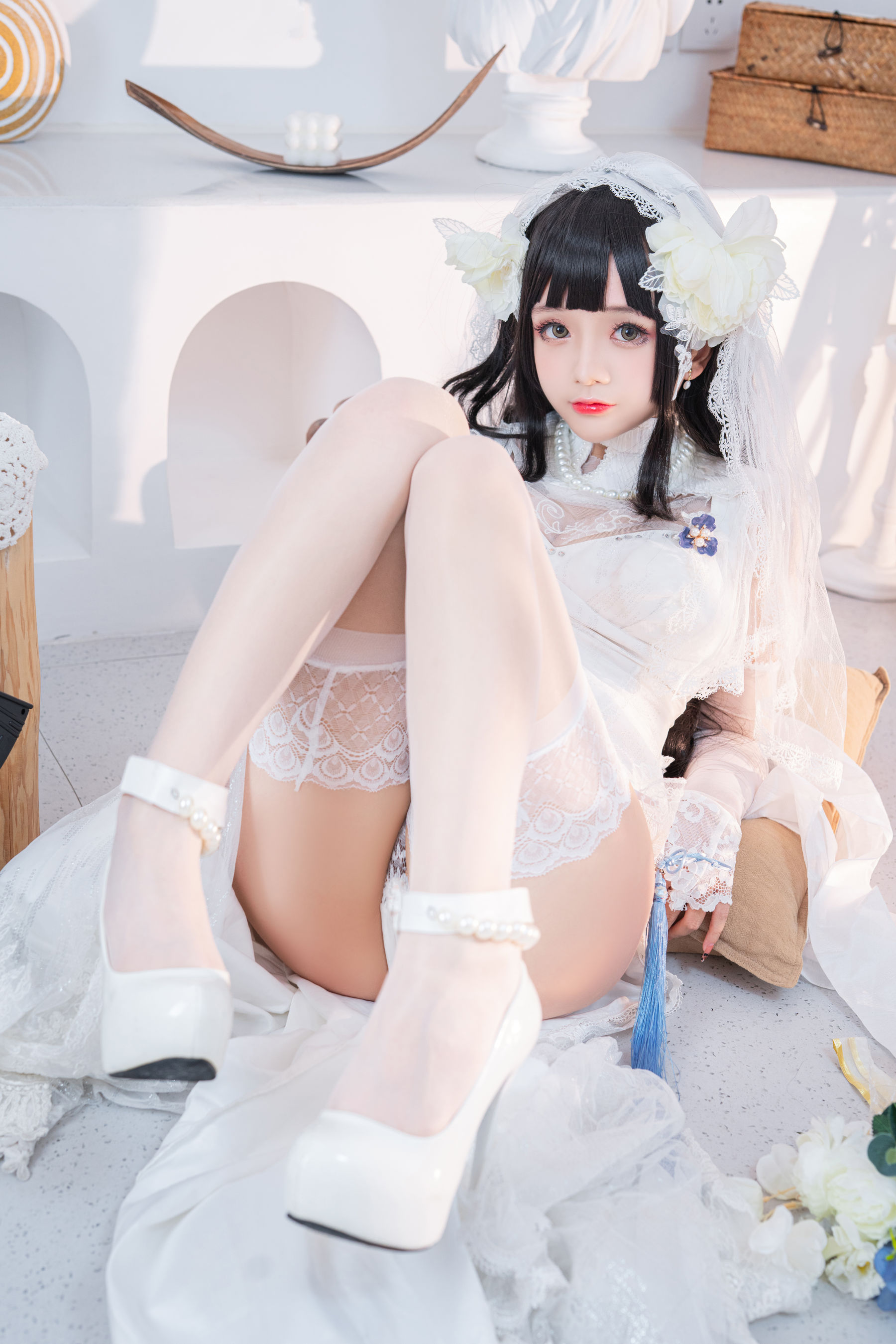 [福利COS] Cosplay日奈娇 - 95式婚纱第6张