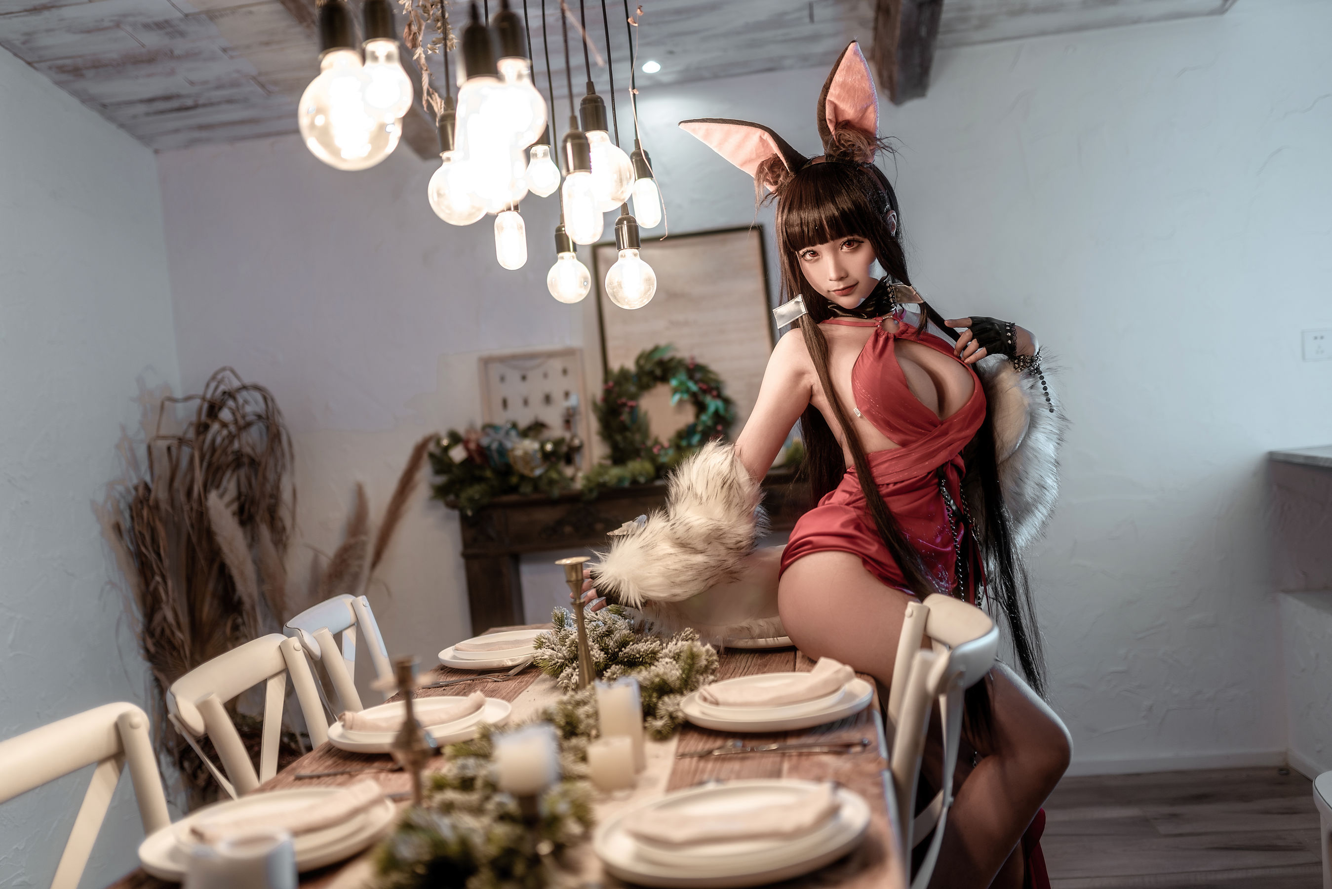 [福利COS] 动漫博主蠢沫沫 - 碧蓝航线 赤城第4张