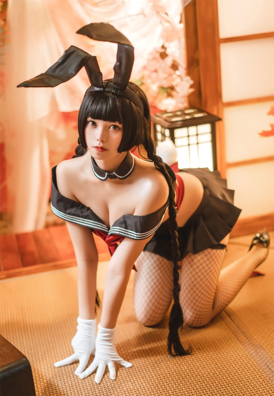 [网红COS] 萌系小姐姐蜜汁猫裘 - 卯月桃子第9张