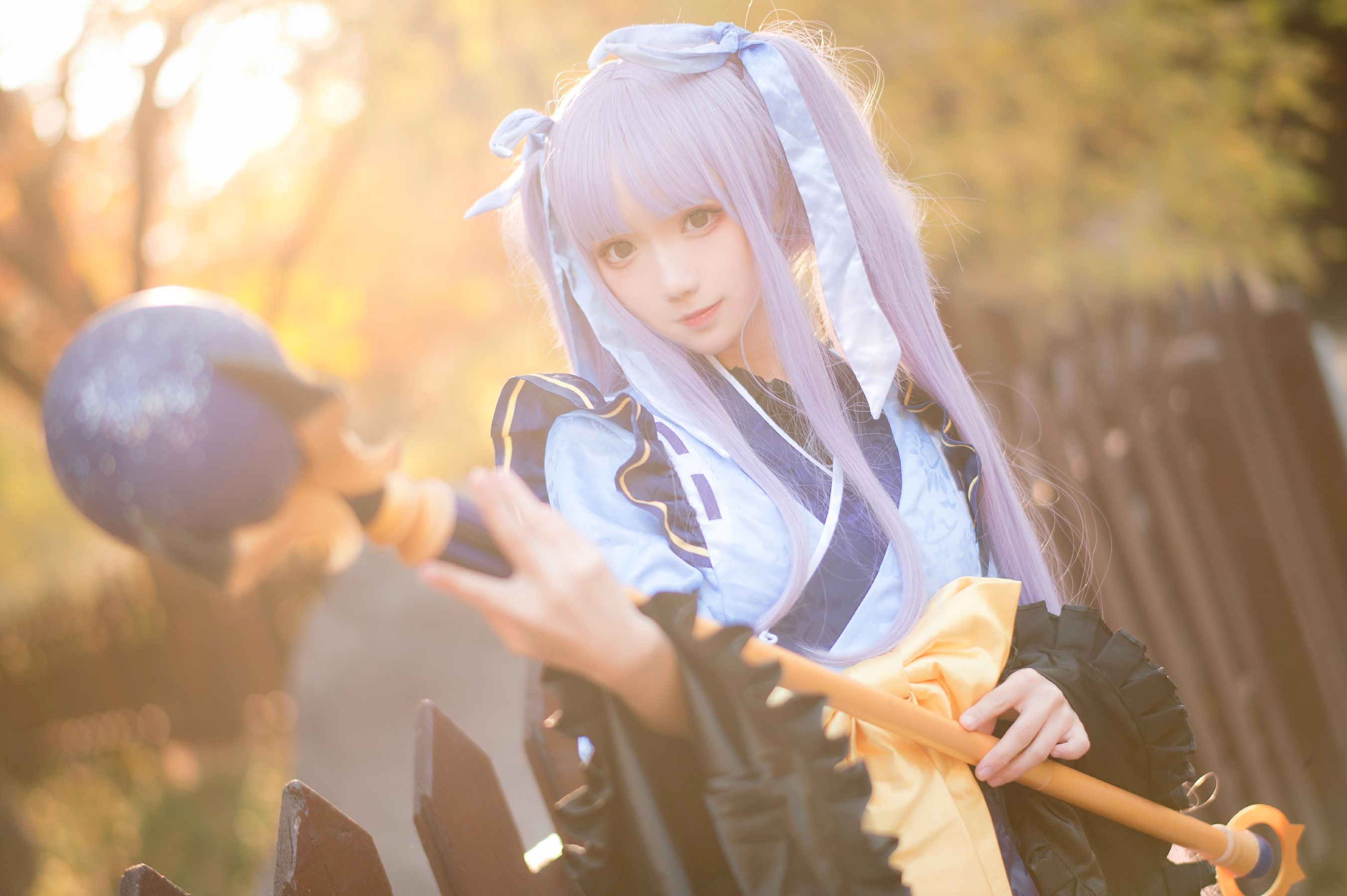 [网红COS] 花柒Hana - 镜华小仓唯第6张