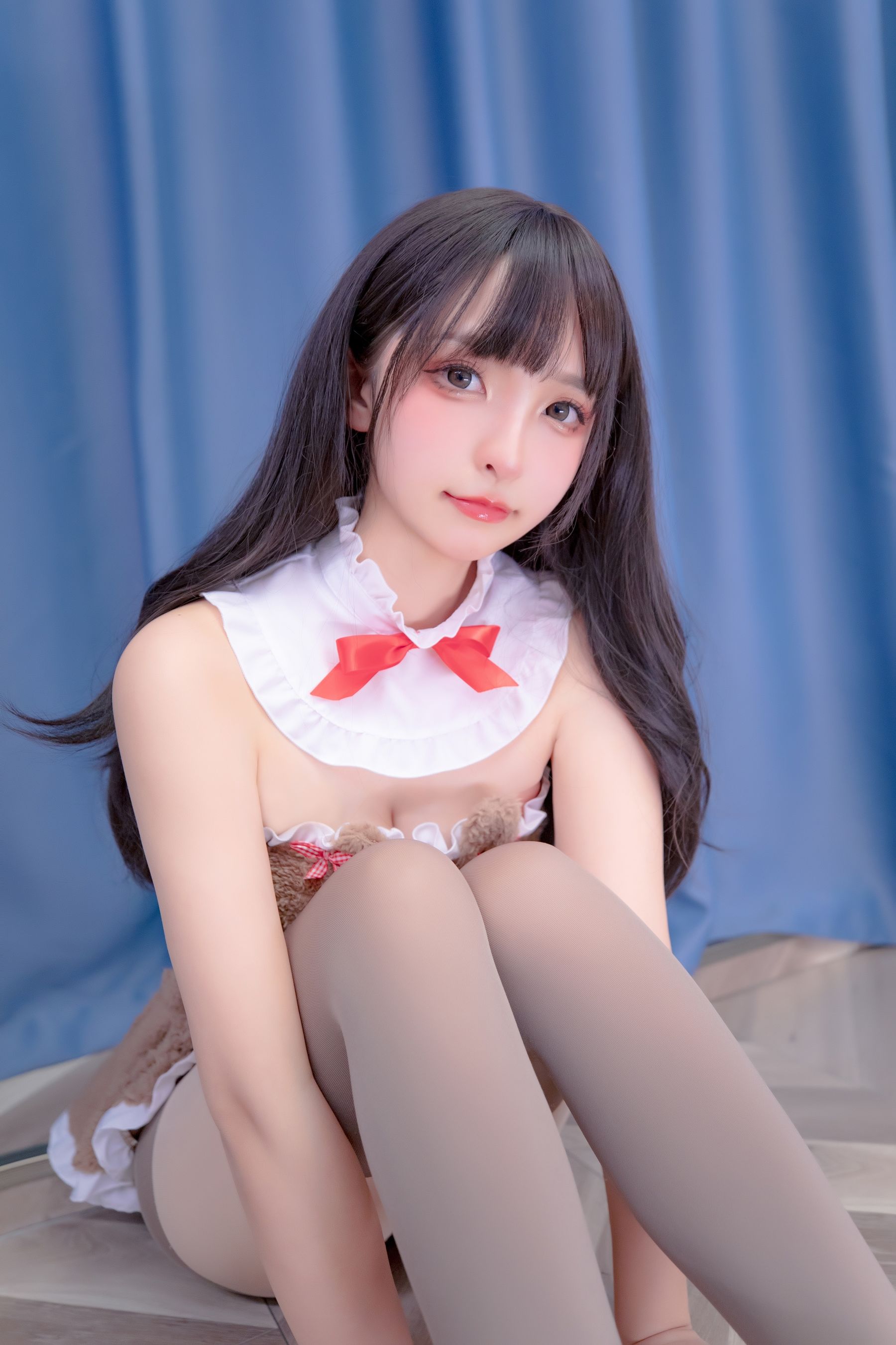 [网红COS] 萝莉神楽板真冬 熊少女第11张