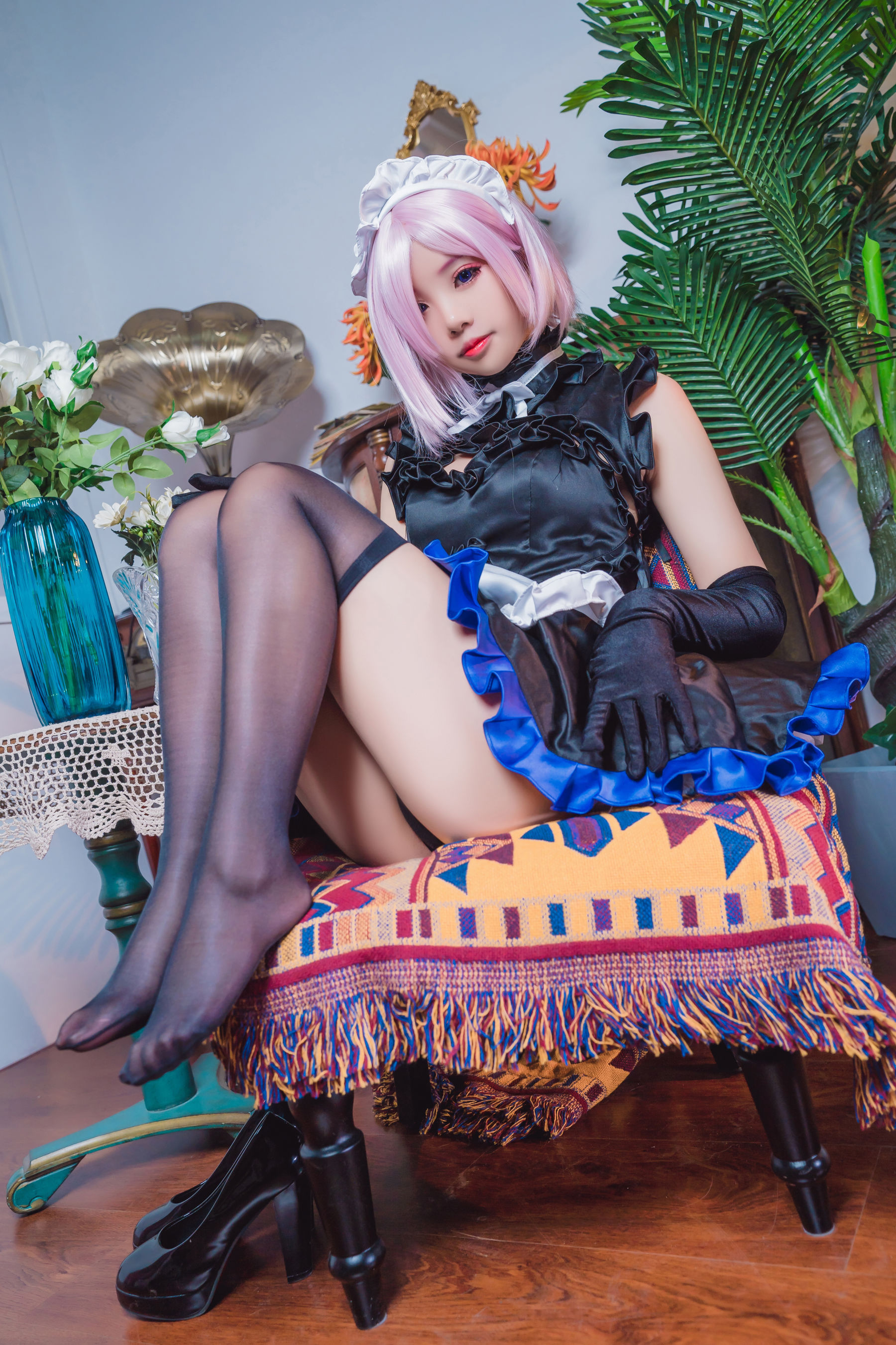 [网红COS] 动漫博主墨玉-M - 玛修女仆第9张