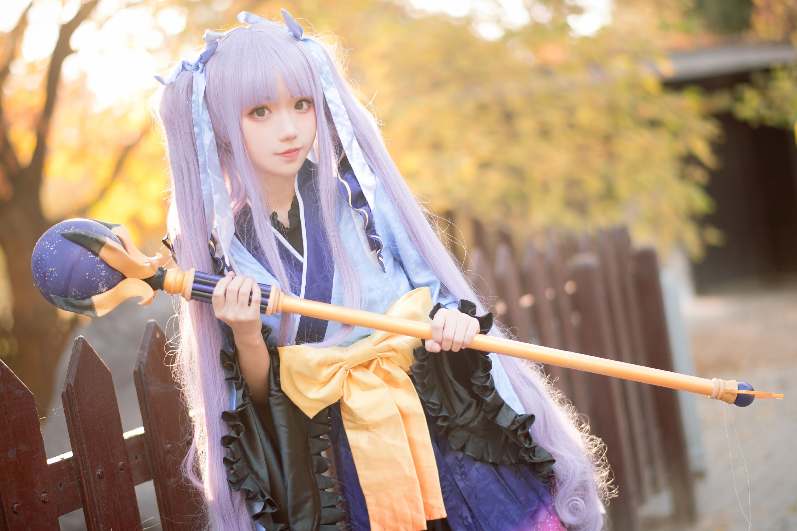 [网红COS] 花柒Hana - 镜华小仓唯第1张