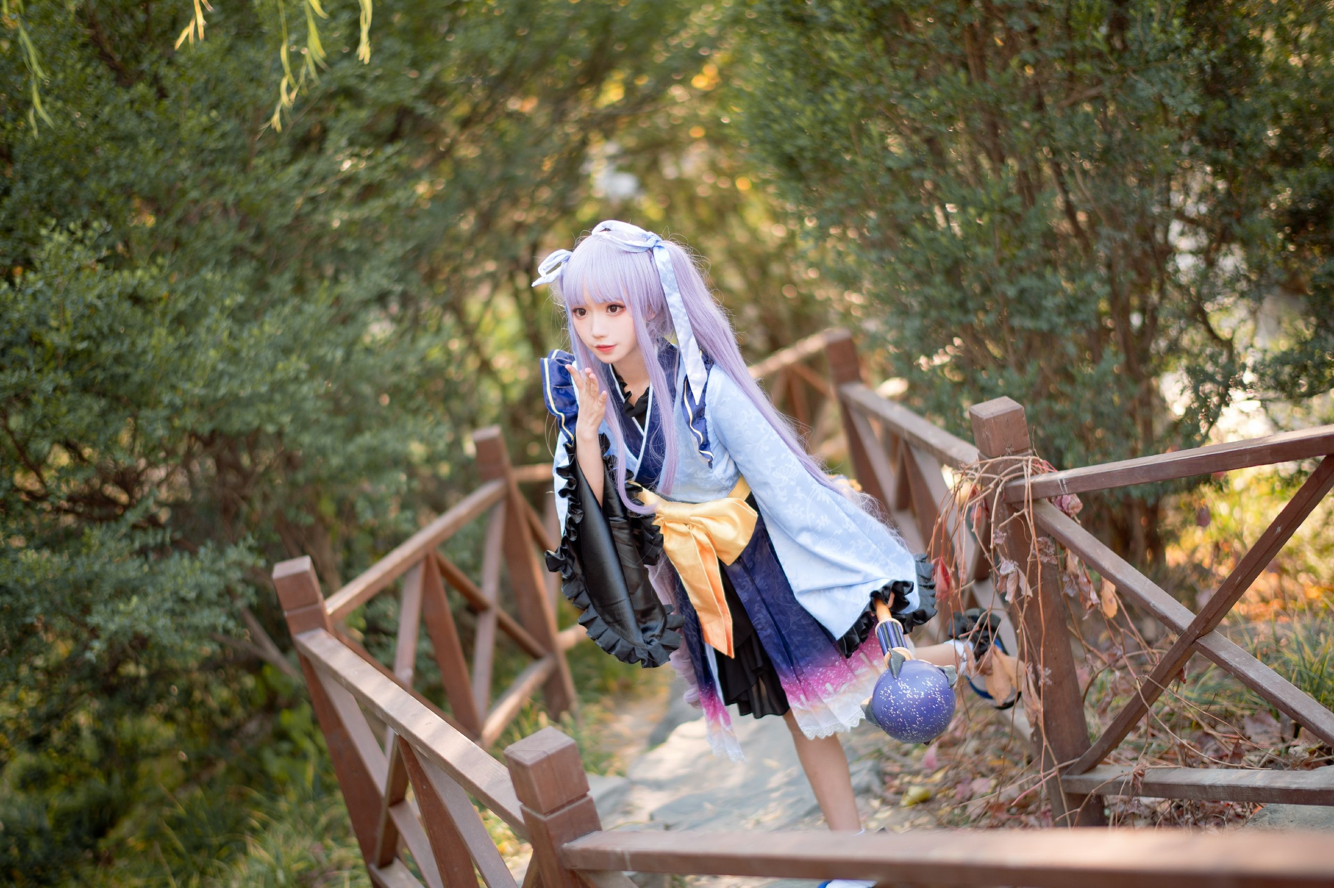 [网红COS] 花柒Hana - 镜华小仓唯第7张