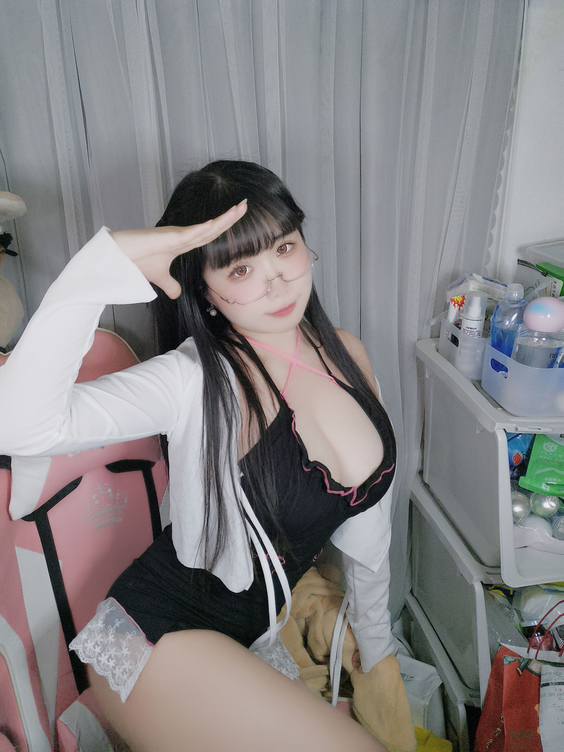 [网红COS] 贞子蜜桃 - 心心眼第4张