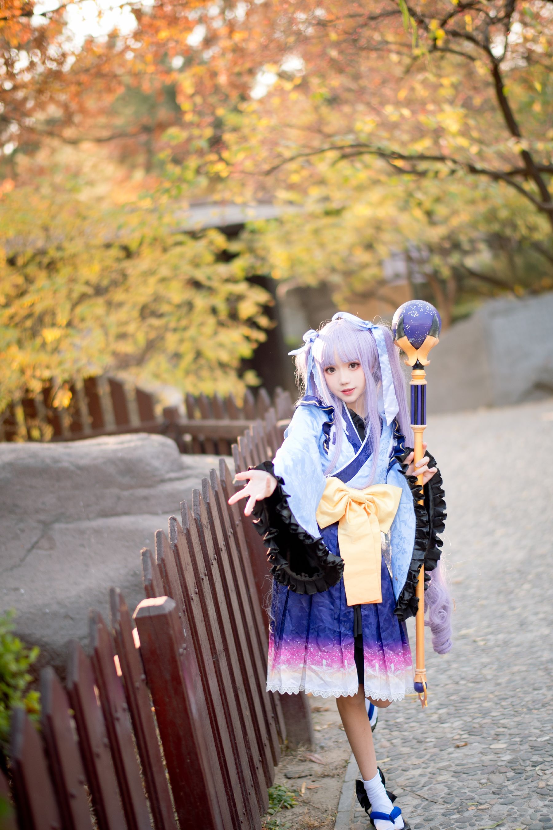 [网红COS] 花柒Hana - 镜华小仓唯第5张