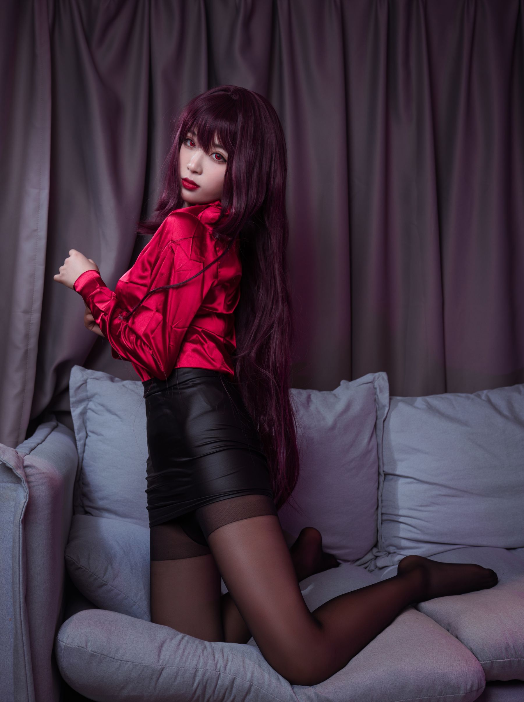 [网红COS] 轩萧学姐 - 师匠OL第10张