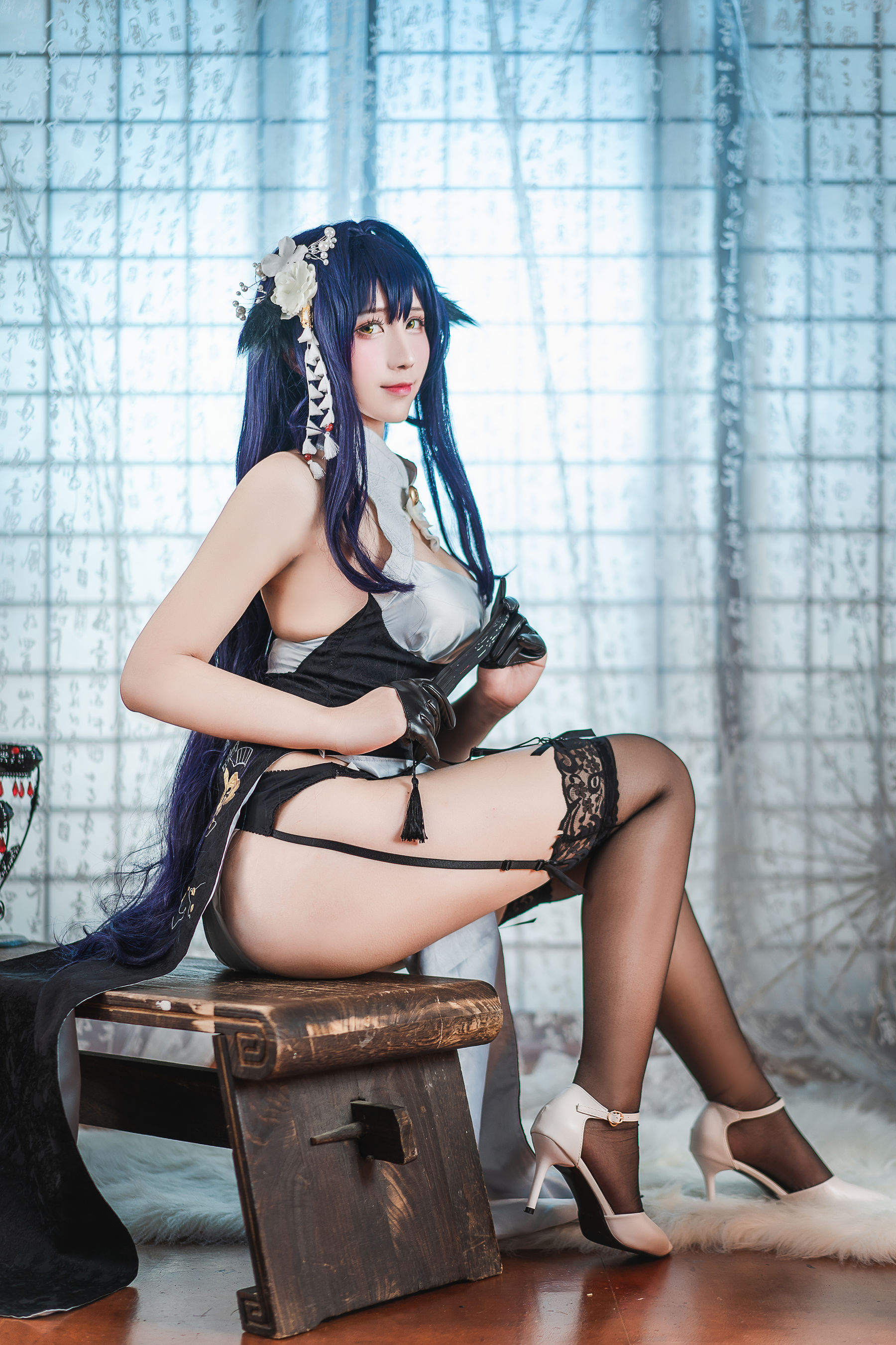 [福利COS] 动漫博主九曲Jean - 吾妻旗袍第4张