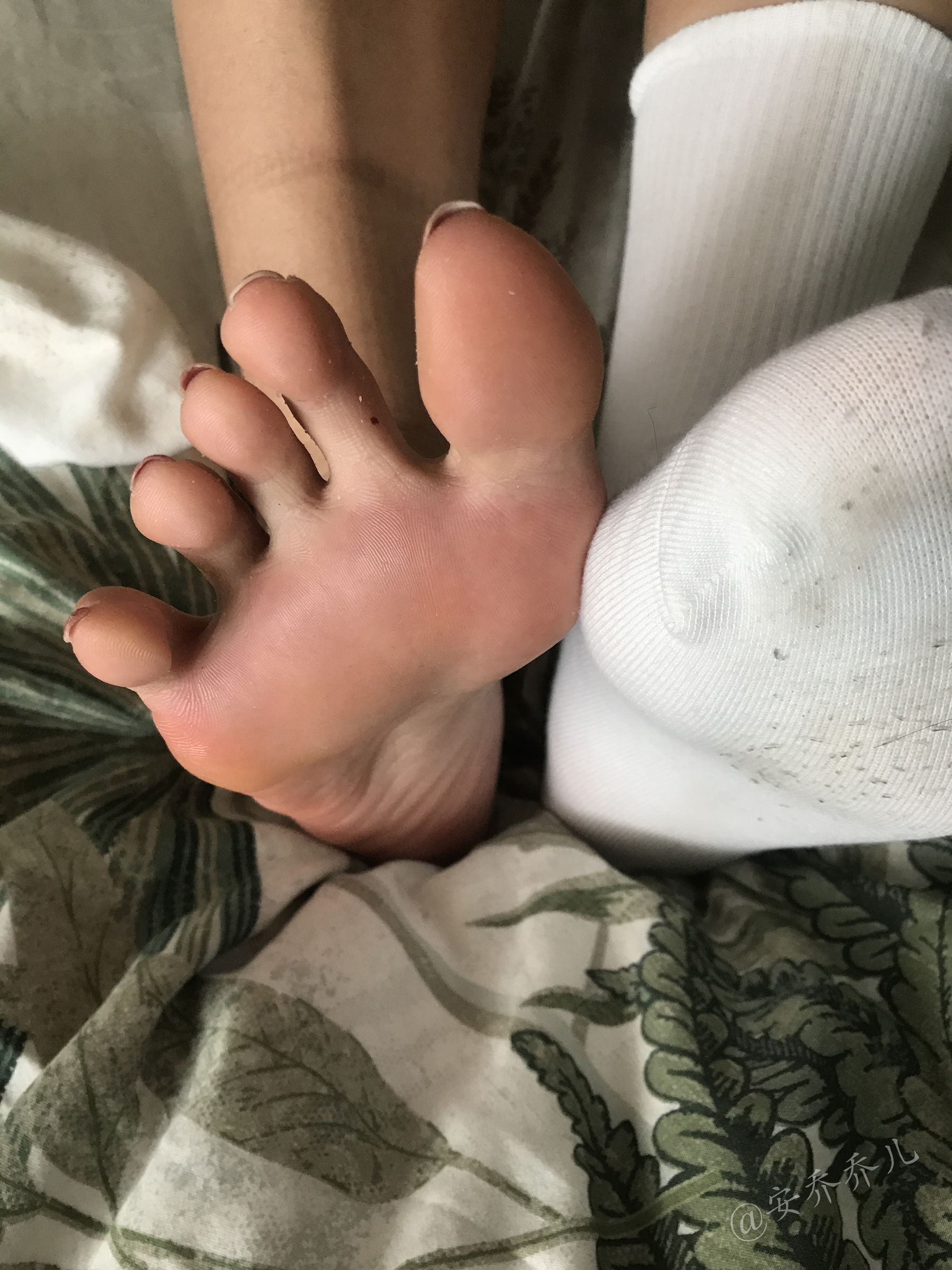 [福利COS] 安乔乔儿(Nia乔乔) No.019 健身房白袜第1张