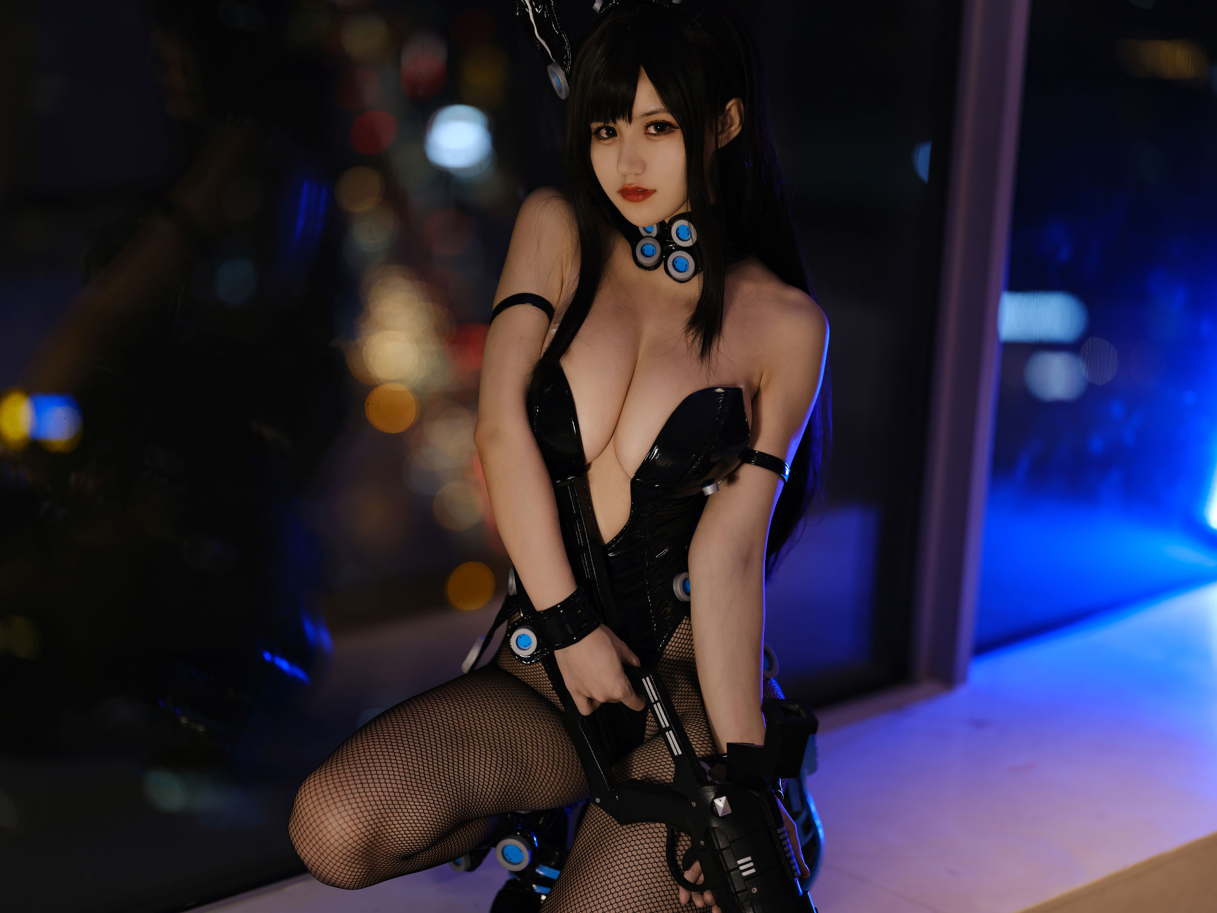 [福利COS] 动漫博主小仓千代w - 下平玲花兔女郎第1张