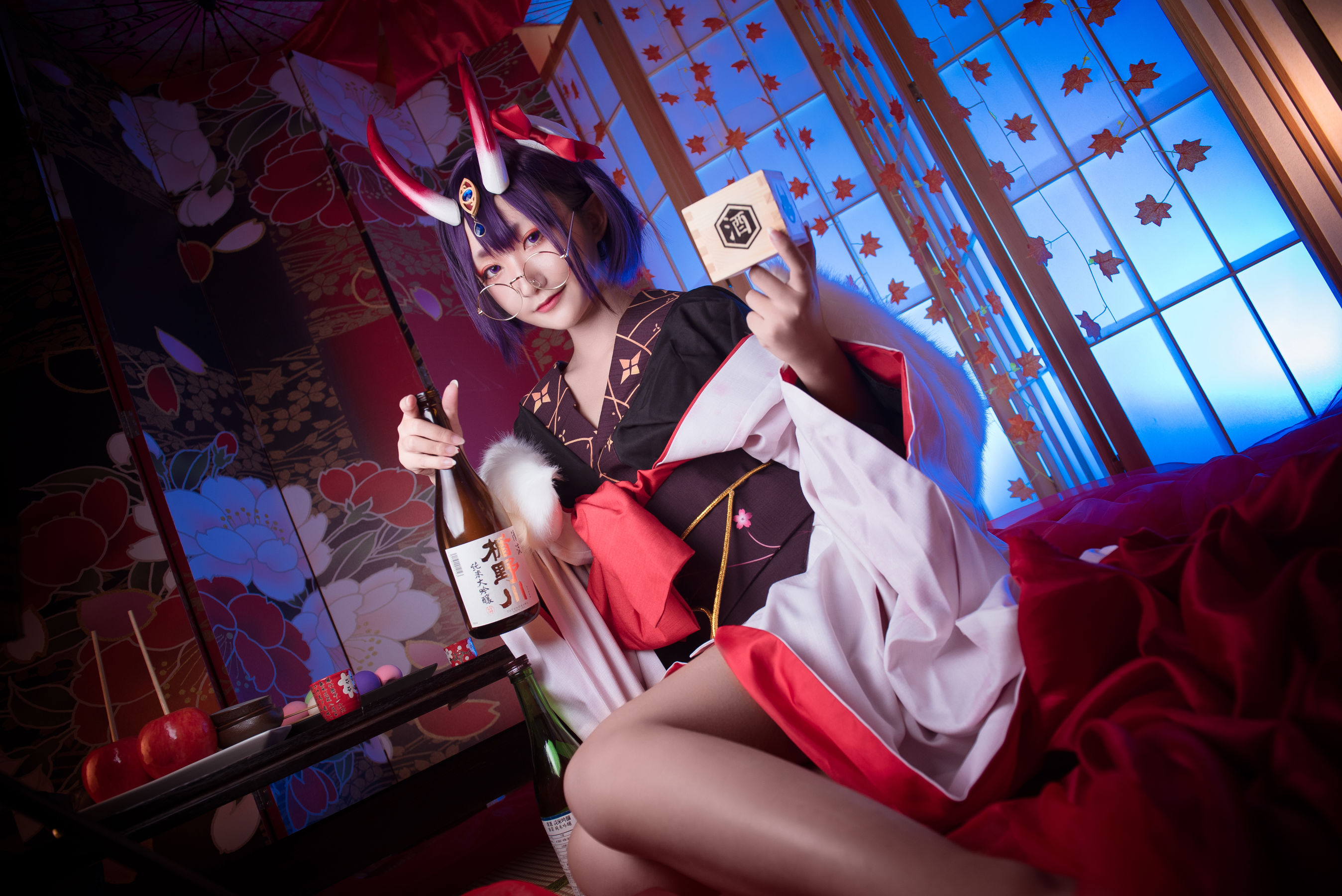 [福利COS] Roroki骷髅姫 - 酒吞和服第3张