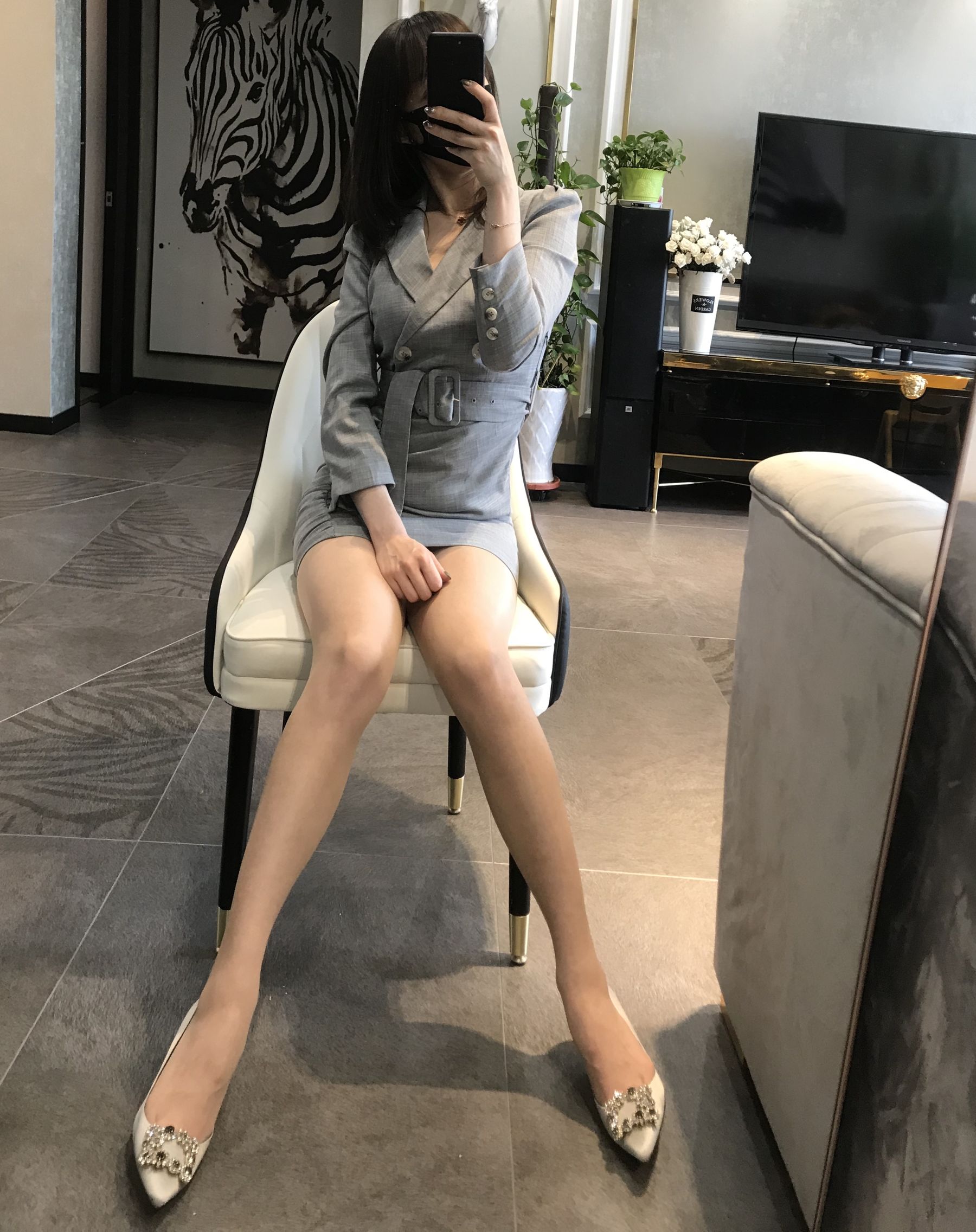 [福利COS] 丝足博主麋鹿_Monroe 2020.04.15 御姐薄丝第8张